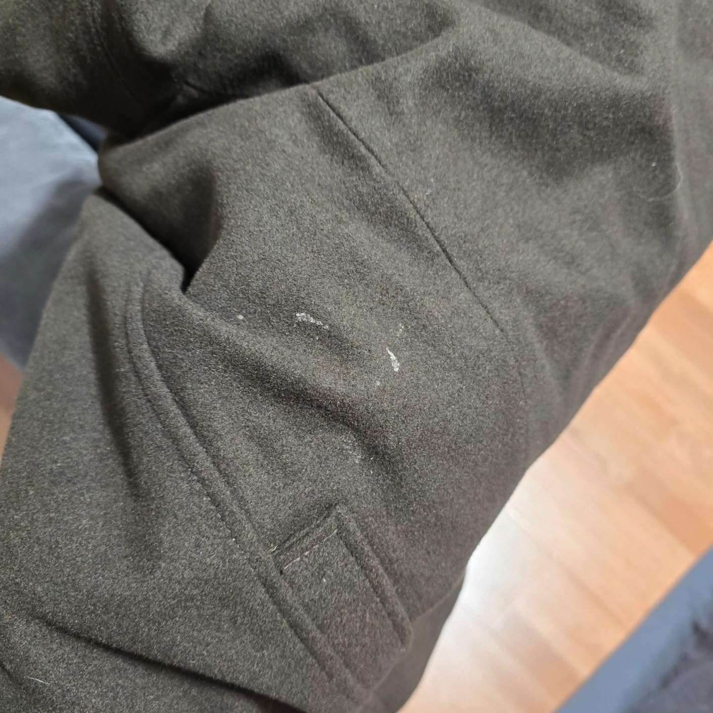 Kenneth Cole Men's Double Breasted Peacoat With Full Zip Bib customer photo 2