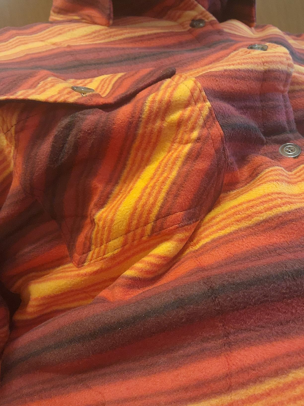 Men's Warm Sherpa Lined Fleece Plaid Flannel Shirt Jacket (All Sherpa Fleece Lined) customer photo 2