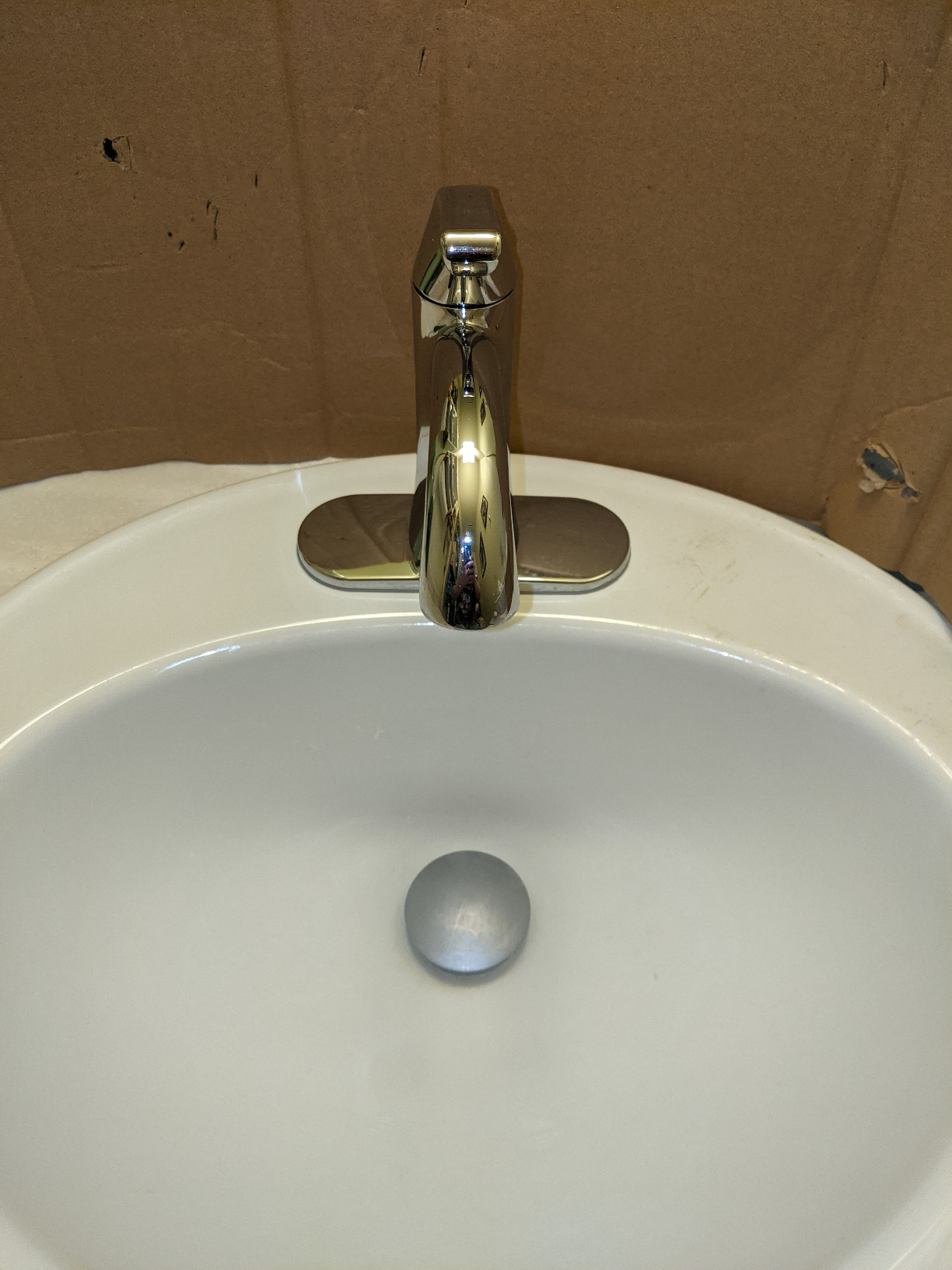 Delta Arvo Brushed Nickel Bathroom Faucet 1 Hole, Single Hole Bathroom Sink Faucet for Vanity, Push-Pop Drain Assembly, Spotshield Stainless 15840LF-SP customer photo 2