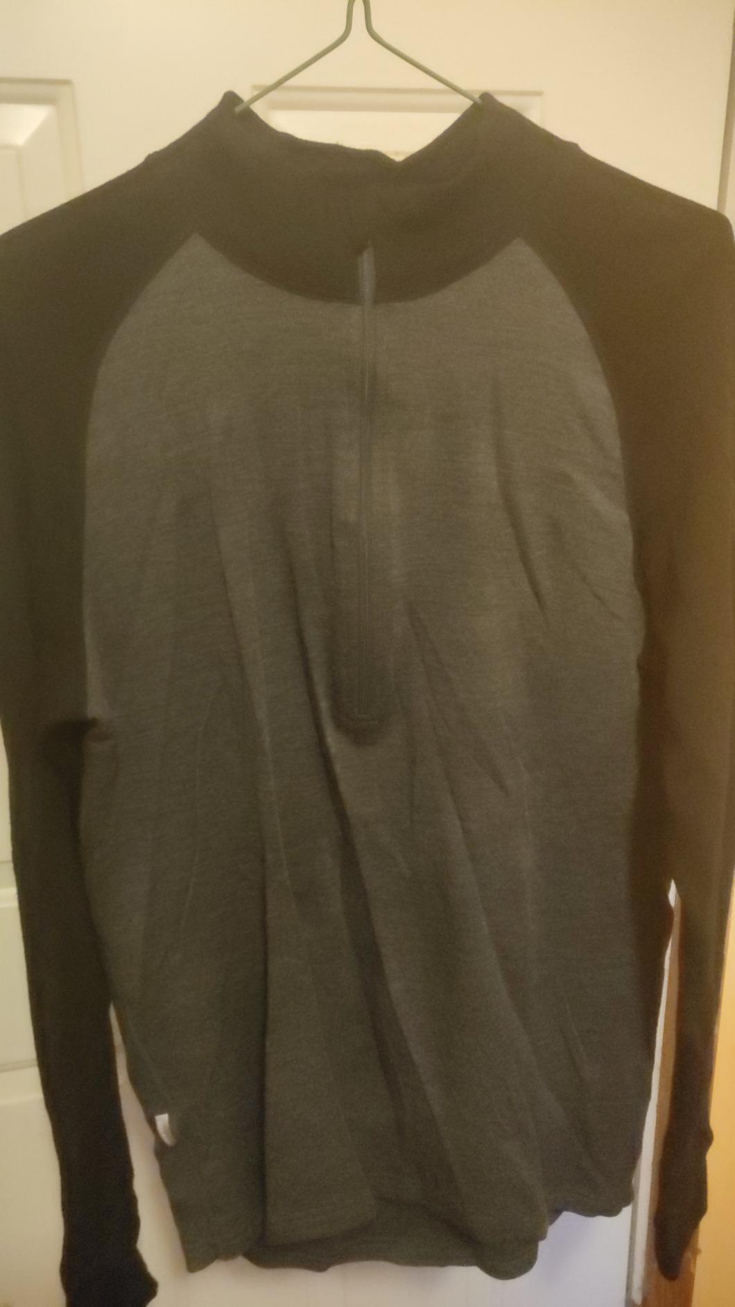 Mens Base Layer 100% Merino Wool Midweight 250g Half Zip Sweater for Men customer photo 2