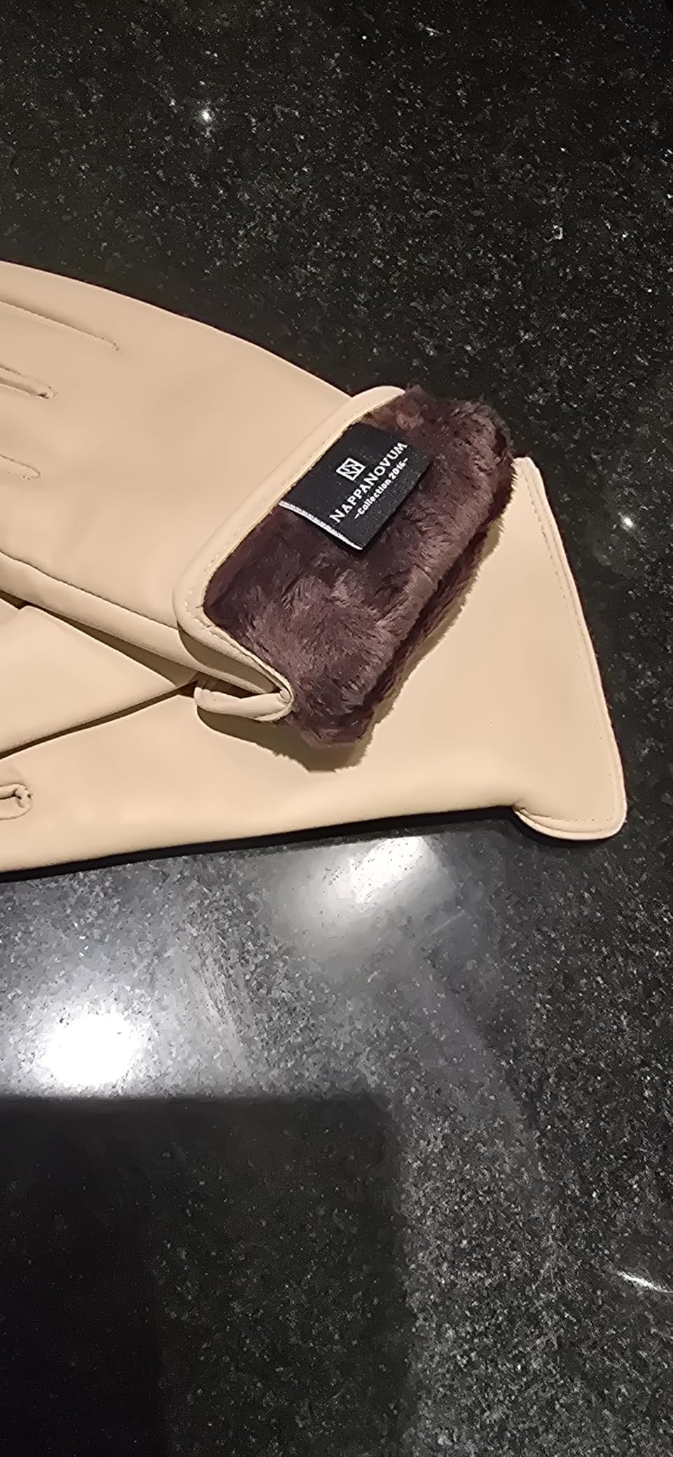 Women's Italian Leather Gloves Lambskin Winter Comfort Gloves (Touchscreen or Non-Touchscreen) customer photo 2