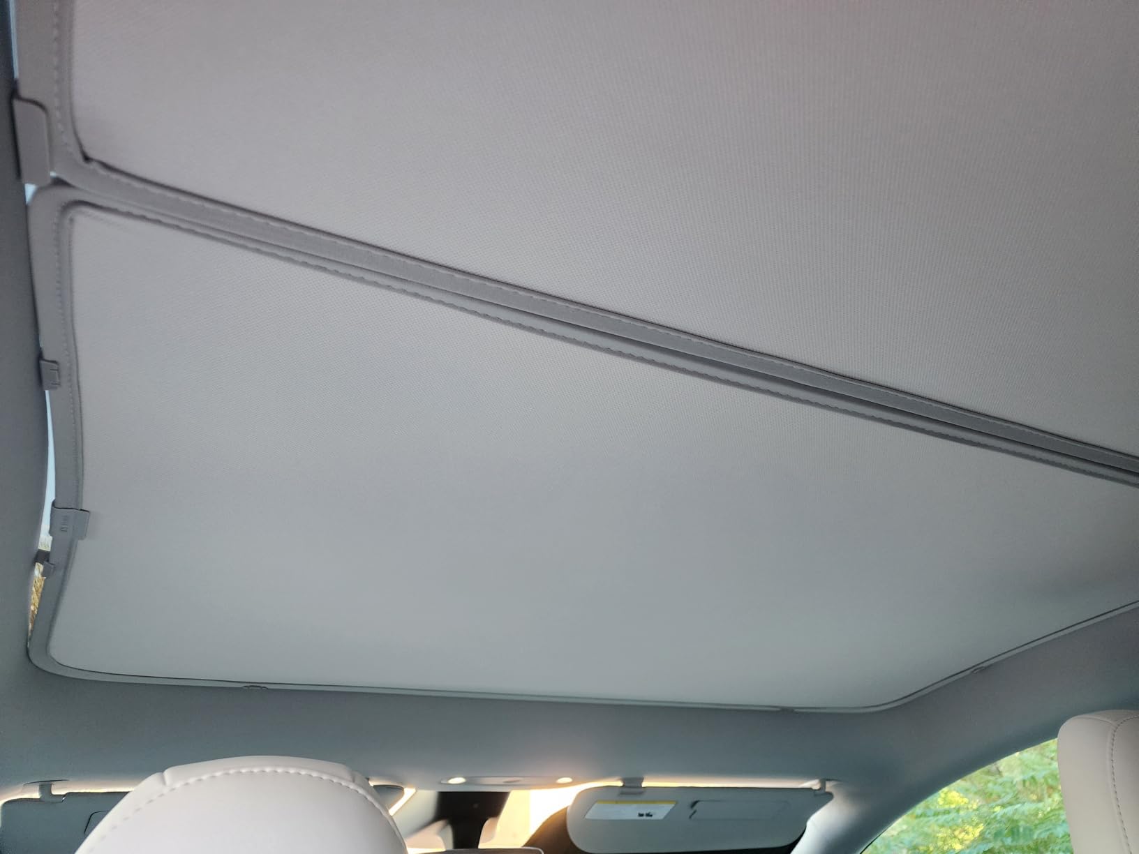 Autotech Park Foldable Sunshade Compatible with 2020-2025 Tesla Model Y and 2026 Model Y Juniper, Custom-fit Windshield Sun Shade customer photo 1