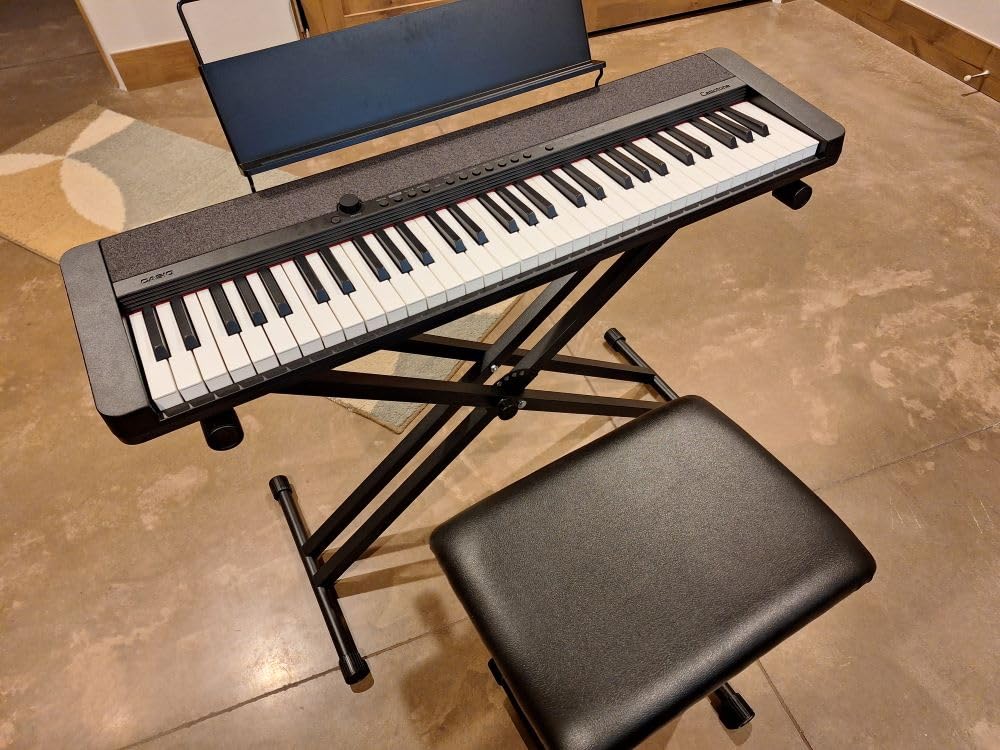 Casiotone CT-S1 - 61-Key Touch-Sensitive Retro Keyboard | Sleek, Portable Design | Stereo Grand Piano + 60 AiX Tones | USB-MIDI Connectivity | Red customer photo 1