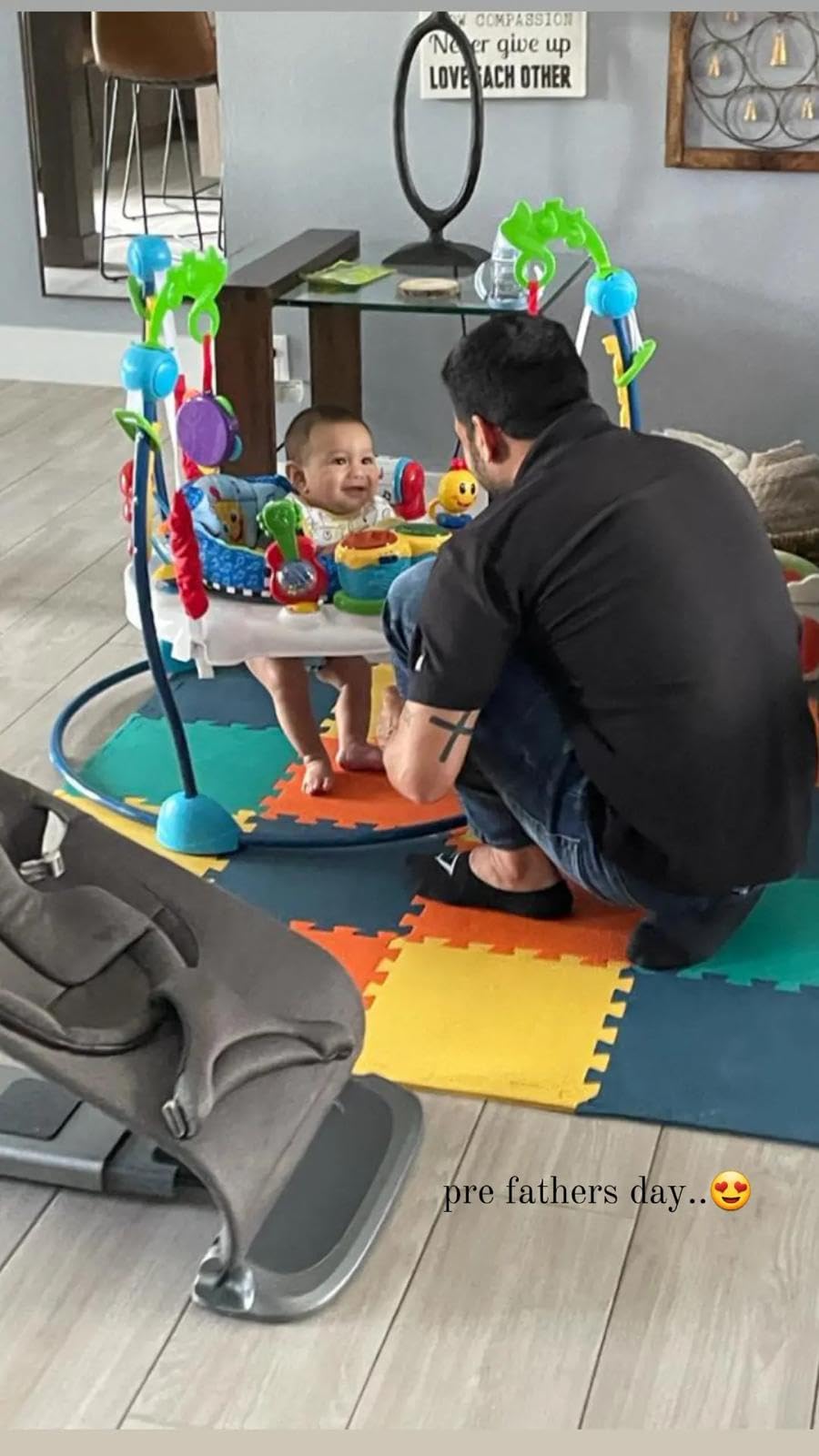 MioTetto Baby Play Mat, Soft Foam Floor Tiles for Kids. Adjustable Interlocking Foam Tiles, Fits with 50x50 Playpen Baby mat for Crawling & Development, Safe & Non-Toxic Playmat for Babies 6-12 Months customer photo 2