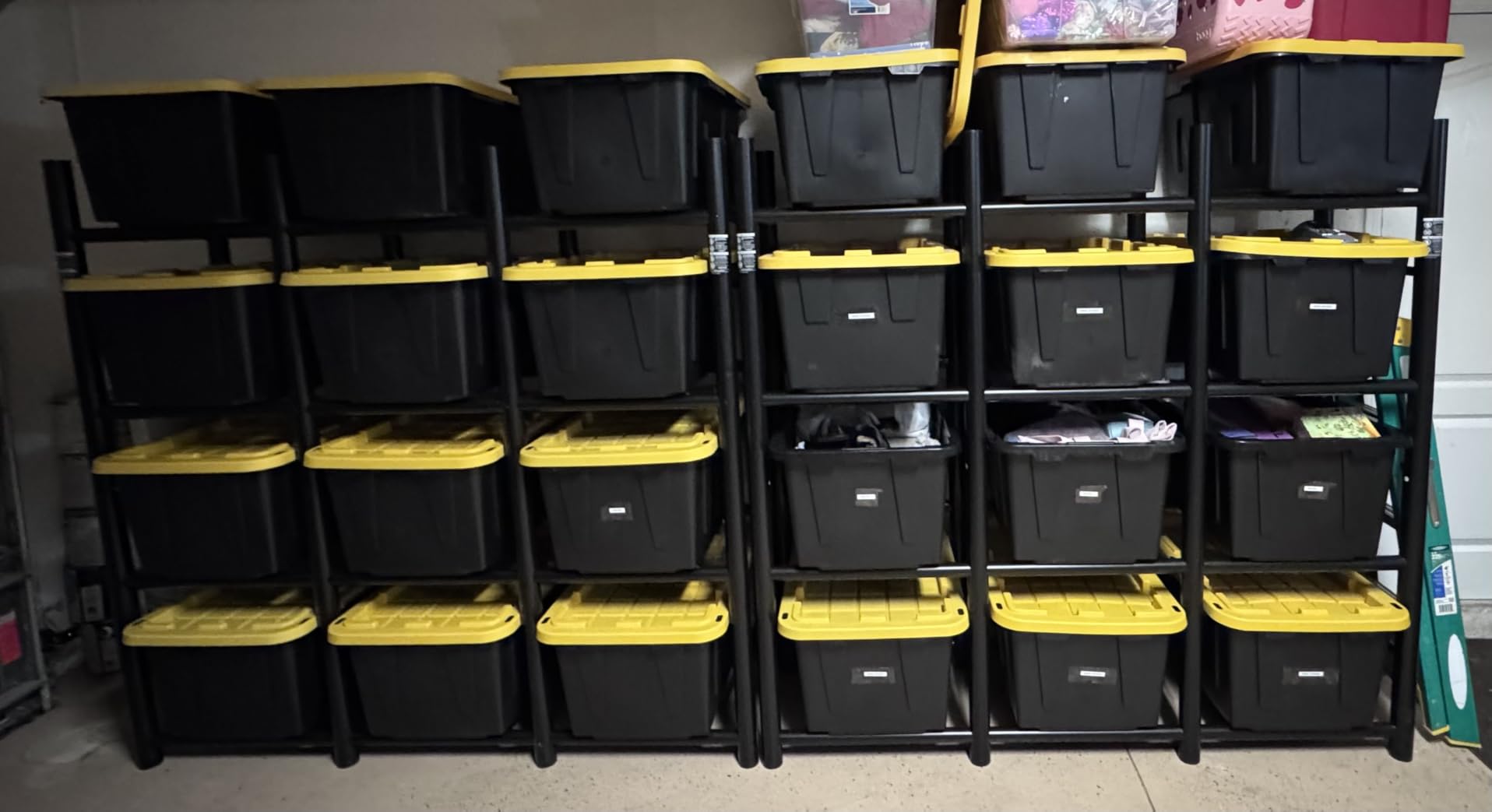Bin Warehouse DFAE2MBW0431-HD Heavy Duty 12 Tote Rack customer photo 1