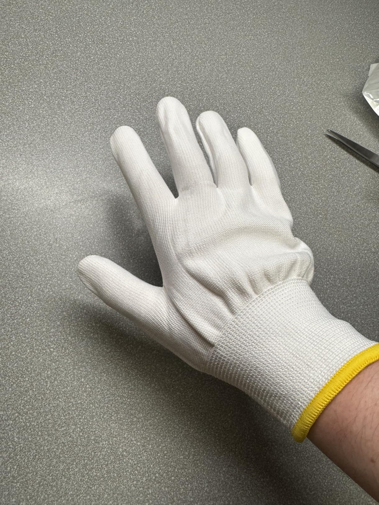 Dowellife ANSI A9 Cut Resistant Glove Food Grade, Stainless Steel Mesh Metal Knife Cutting Glove for Butcher Oyster Shucking Kitchen Mandoline Chef Slicing Fish Fillet (Medium) customer photo 2