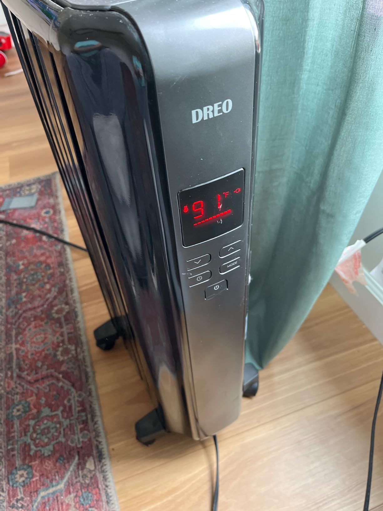 DREO Oil Filled Radiator Heater, Electric Radiant Heater with Remote Control, 4 Modes, Overheat & Tip-Over Protection, 24h Timer, Digital Thermostat, Quiet Space Heater for Indoor Use Large Room customer photo 2