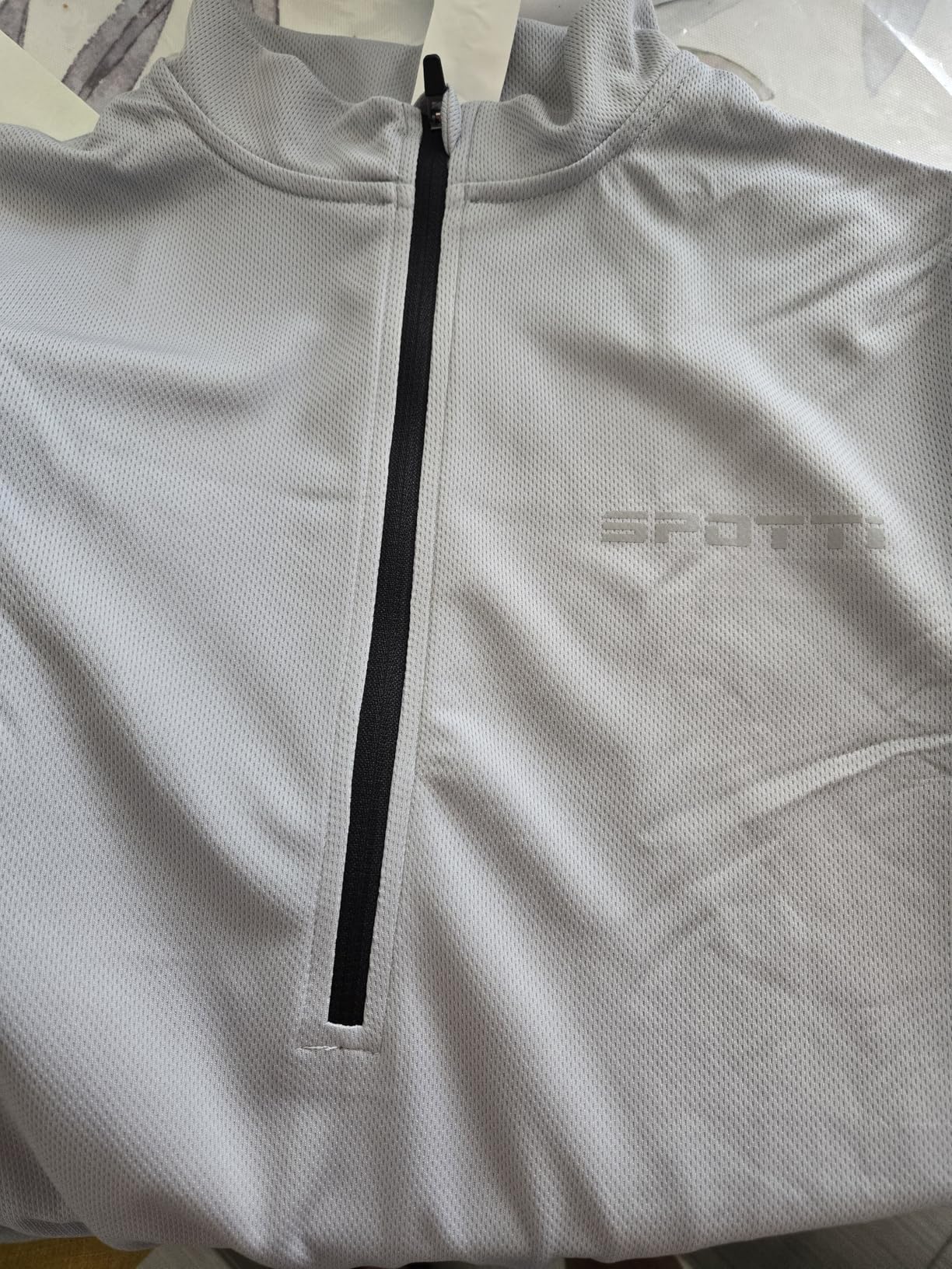 Spotti Men's Cycling Bike Jersey Long Sleeve with 3 Rear Pockets - Moisture Wicking, Breathable, Quick Dry Biking Shirt customer photo 1