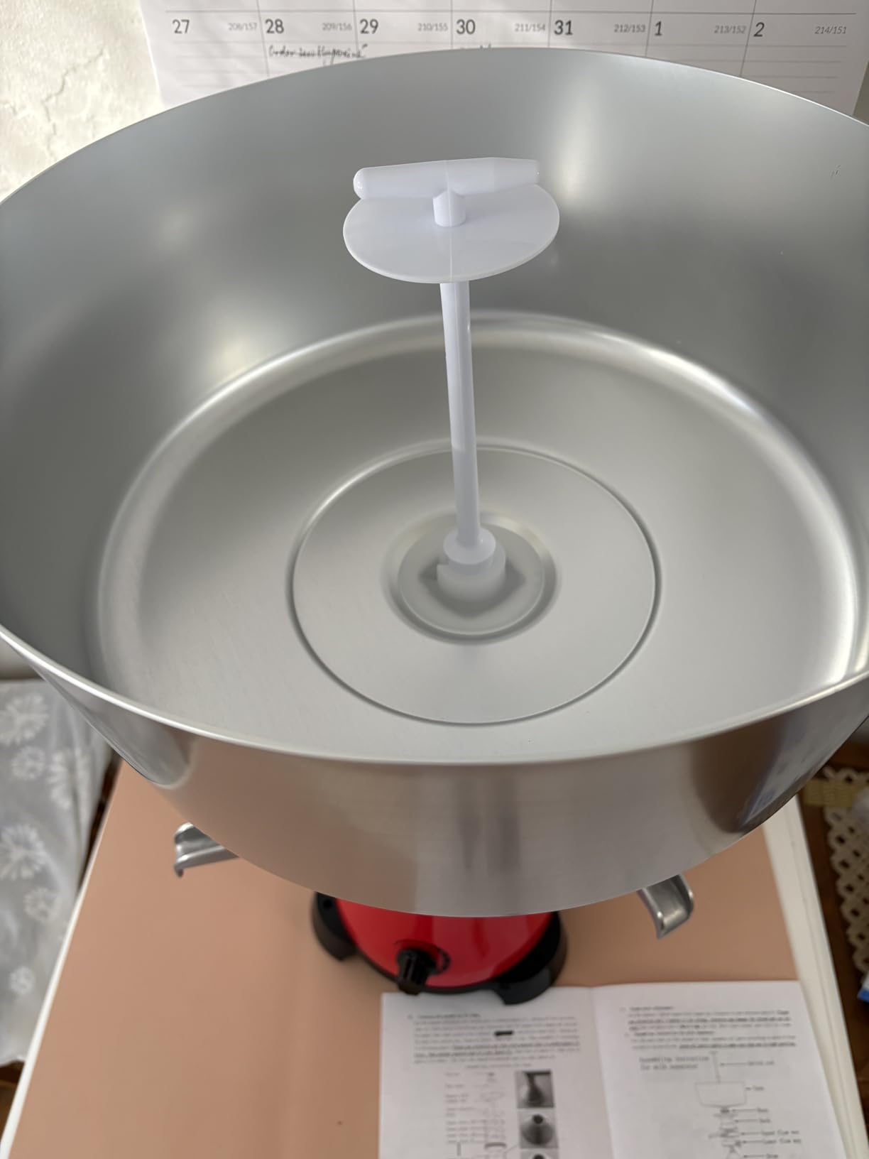 Milk Cream Centrifugal Separator Electric Cream Separator Stainless Steel 100L/H Goat Cow Milk Separator Turning Raw or Whole Milk into Cream and Skim Milk for 110V 100W customer photo 2