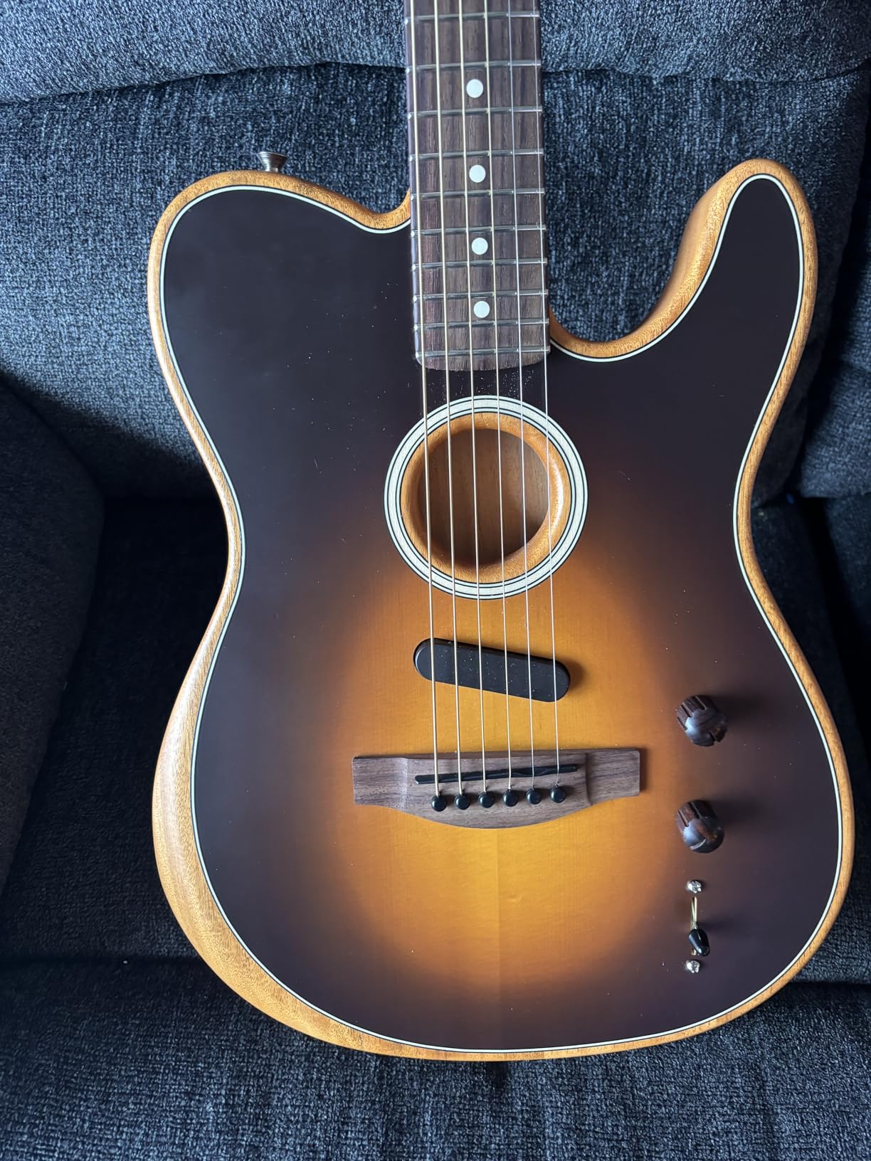 Fender Acoustasonic Player Telecaster Acoustic Electric Guitar, with 2-Year Warranty, Shadow Burst, Rosewood Fingerboard, with Gig Bag customer photo 1