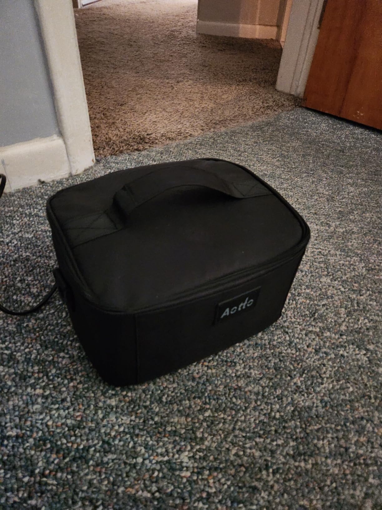 Aotto Portable Oven, Electric Lunch Box Food Heater - 12V/24V/110V 3-in-1 Car Food Warmer - Mini Personal Microwave Heated Lunch Box Warmer for Car, Truck, Travel, Office & Home Use - Black customer photo 1
