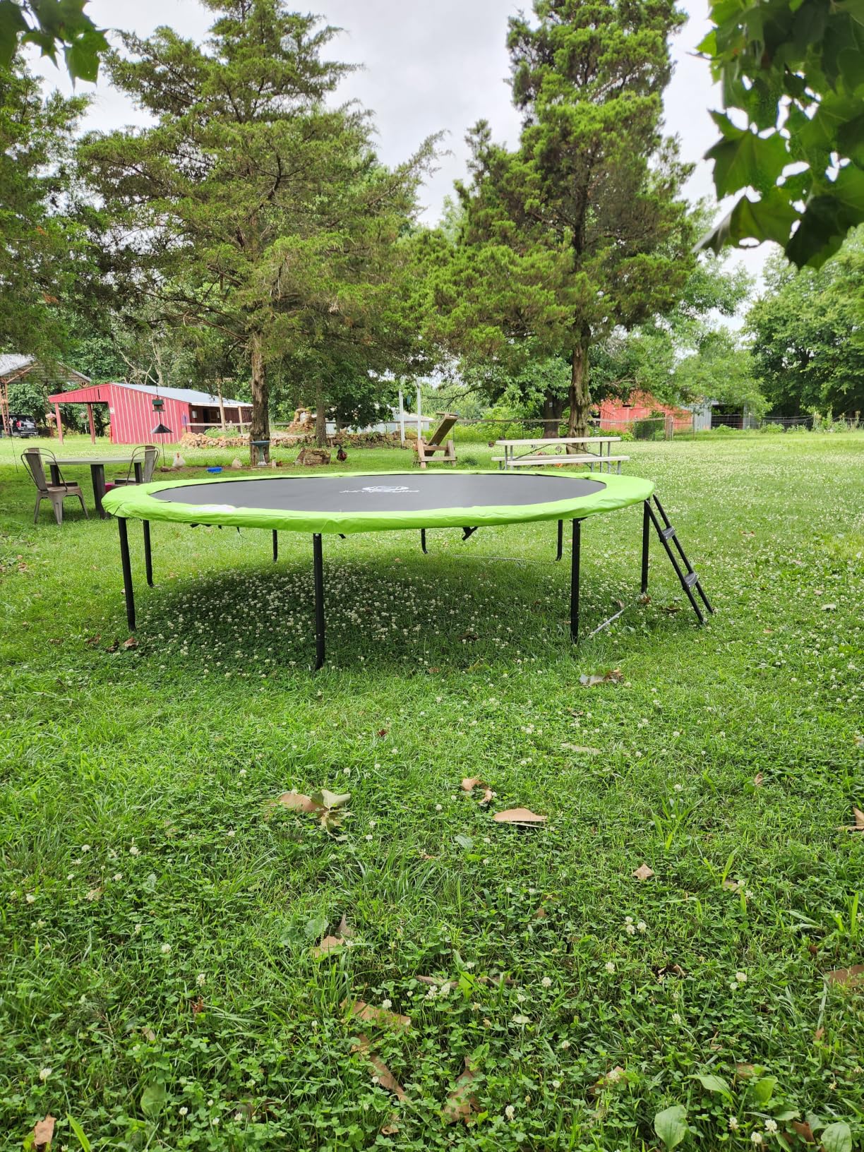 JUMPZYLLA Outdoor Trampoline with Net 8FT 10FT 12FT 14FT 15FT 16FT customer photo 1