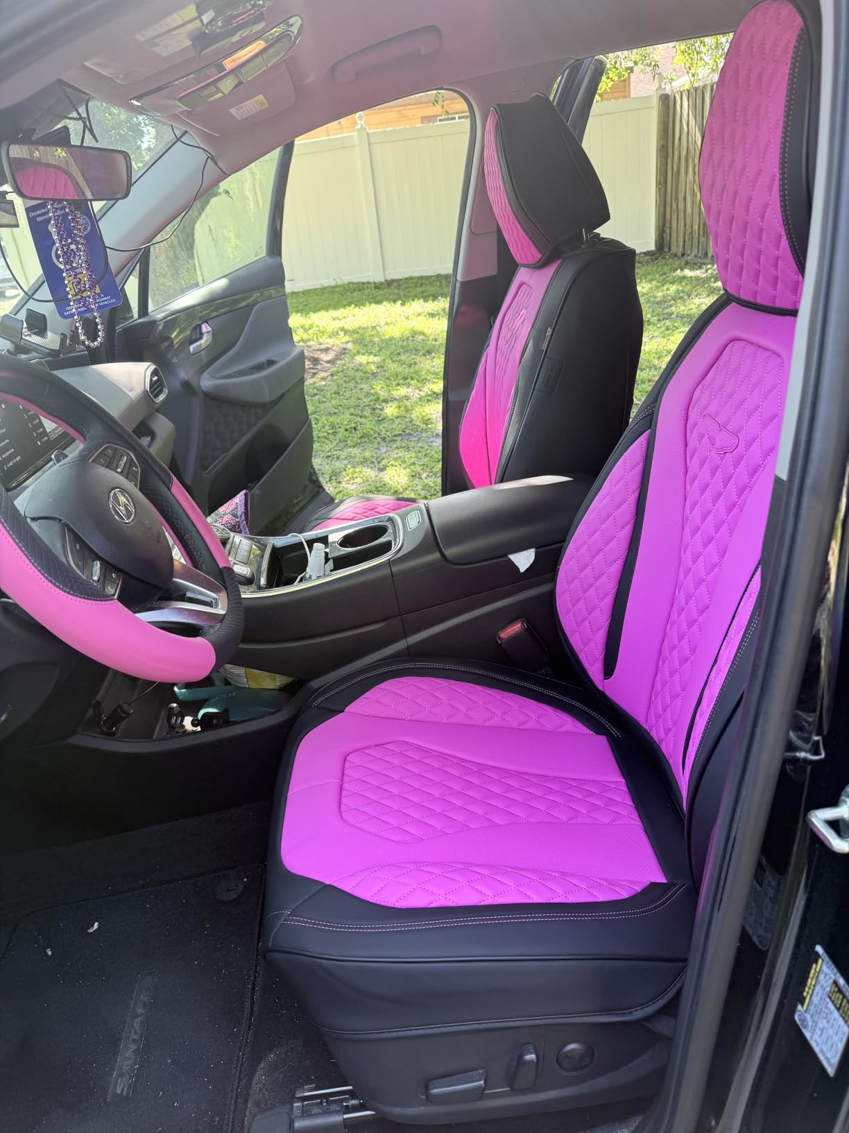 Coverado Seat Covers, Car Seat Covers Full Set, Waterproof Leather Seat Covers and Seat Protector, Universal Fit for Most Cars customer photo 1
