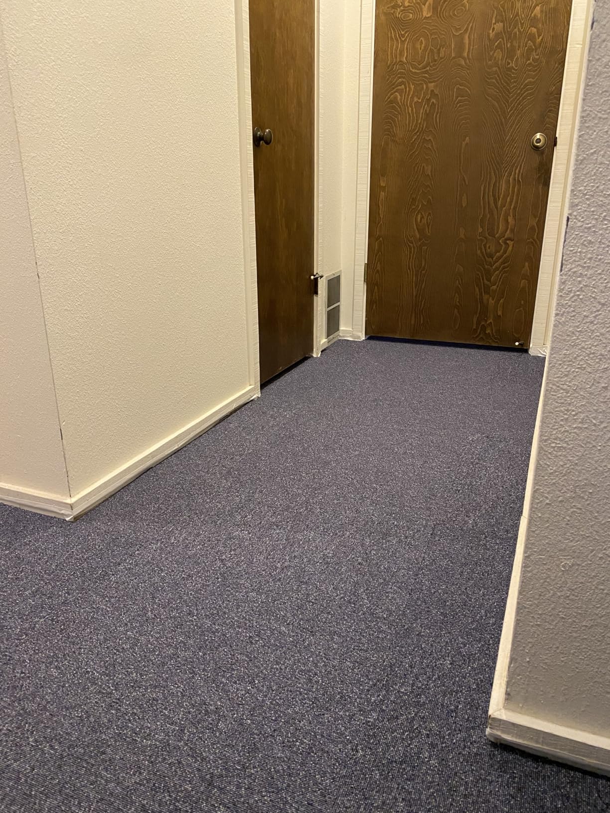 Mohawk Basics 24 x 24 Berber (Loop pile), 0.09 Pile Height, Carpet Tile, PET Fiber, Stone Walk Color, (24 Tiles), (96 sqft/carton) customer photo 1