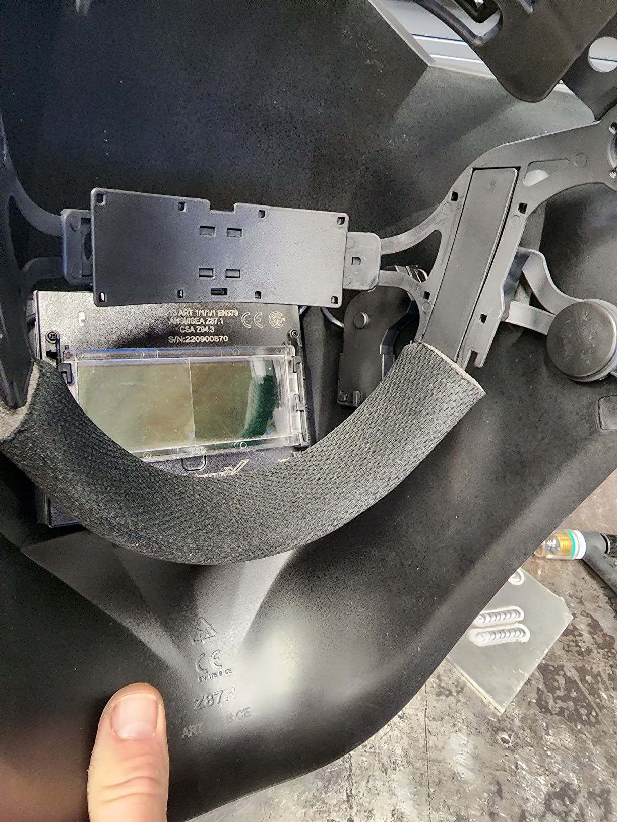 ARCCAPTAIN Welding Helmet Auto Darkening, 1/25000s Response, Shade 4/9-13 | 1/1/1/1 True Color Welding Hood with 4 Arc Sensors, Solar Powered, 3.86