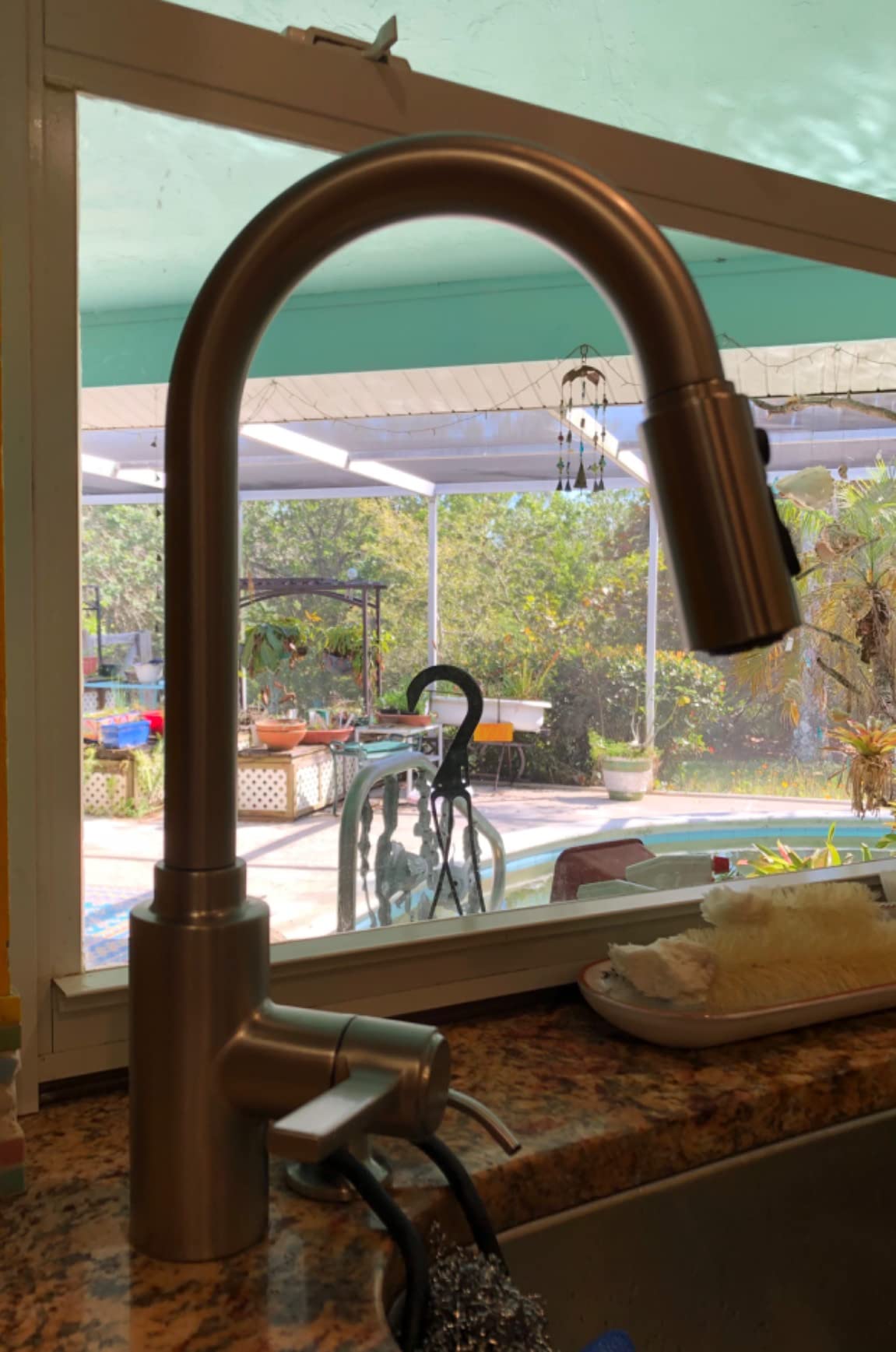 Moen Genta LX Touchless Kitchen Faucet, MotionSense Wave Sensor, High Arc Pulldown with Power Clean Spray, One-Handle, Chrome, 7882EWC customer photo 1