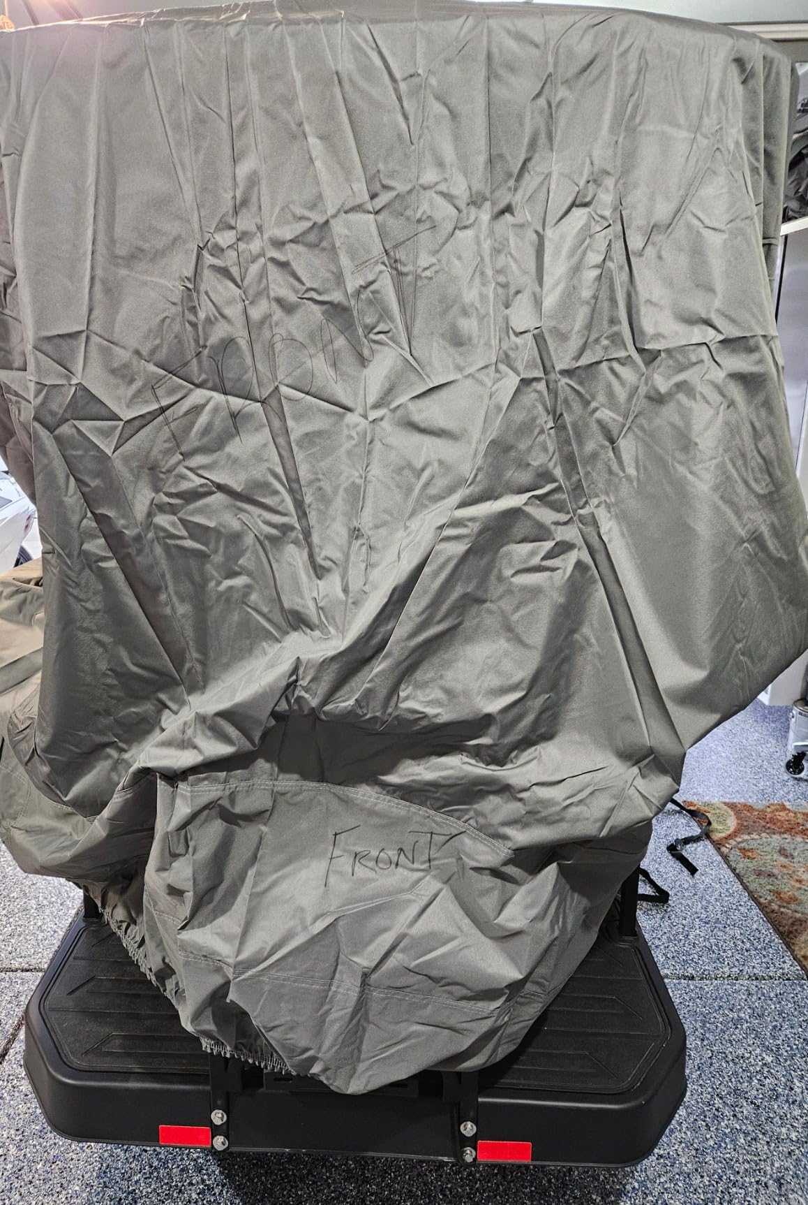 10L0L 2/4/4+2 Passenger Golf Cart Cover Upgrade Extended Roof 600D Waterproof customer photo 2