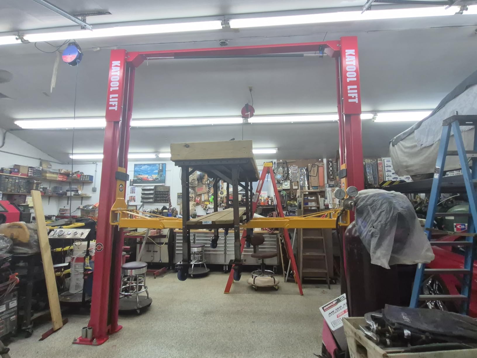 KATOOL 2 Post Car Lift 2 Post Lift Car Lift Shop Garage (M110) customer photo 2