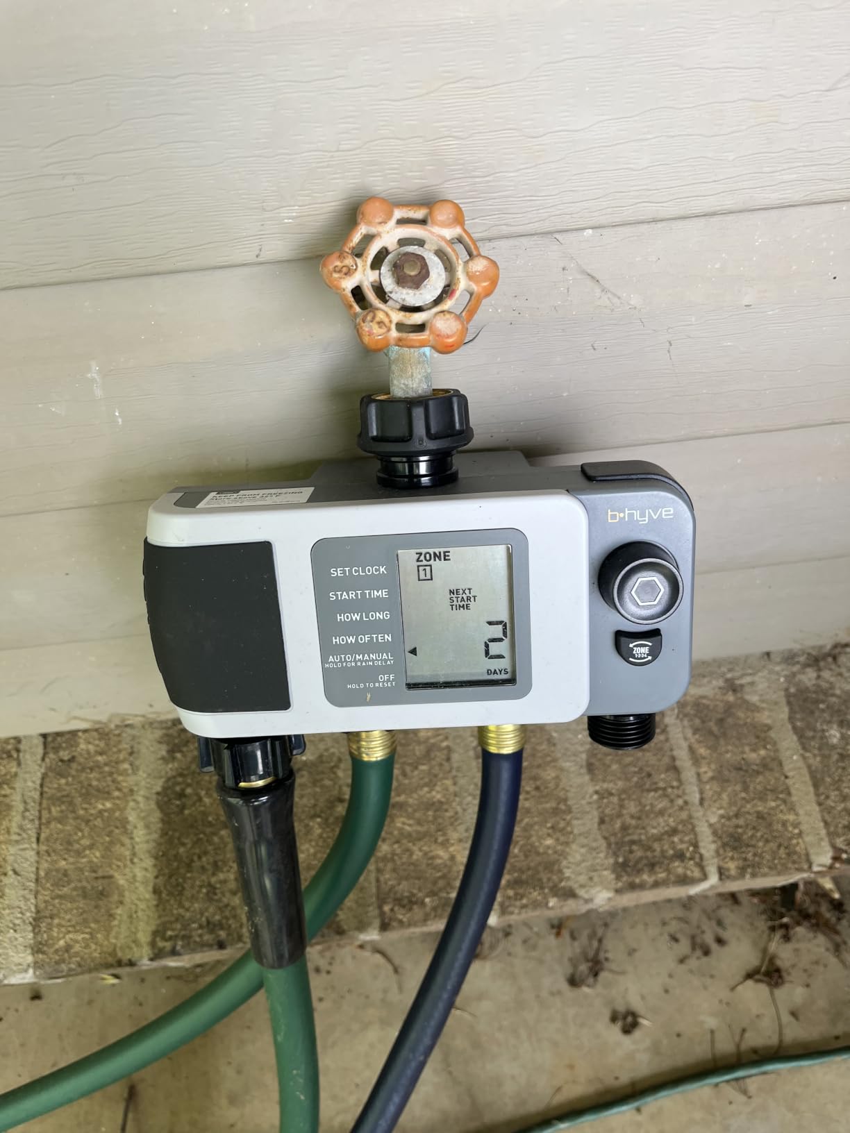 Orbit B-hyve XD 4-Port Smart Hose Watering Timer - App Controlled - Smart WeatherSense - Bluetooth Sprinkler Timer with Remote Control - Multi Outlet Yard Irrigation System - 24634 customer photo 1
