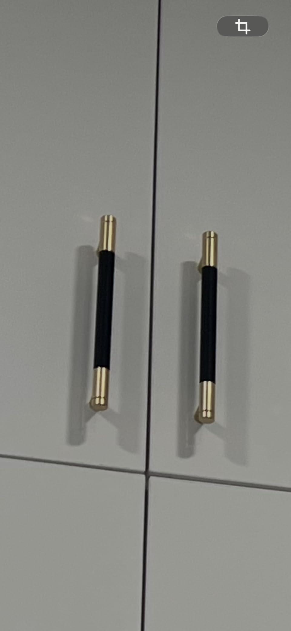 24 Pack 5 Inch 128 mm Bar Cabinet Pulls Gold and Black Knurled Handles for Brushed Gold Drawer Pulls Cupboard Aluminum Handles customer photo 1