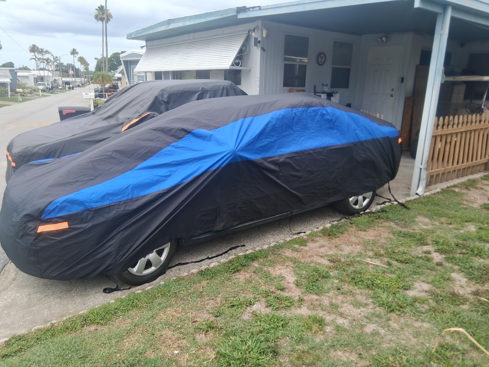 GUNHYI SUV Car Cover for Automobiles All Weather Waterproof, Universal Fit Ford Edge/Bronco, Chevrolet Equinox, Mazda CX-5, Hyundai Tucson, Volkswagen Tiguan, Volvo XC60 etc. customer photo 2
