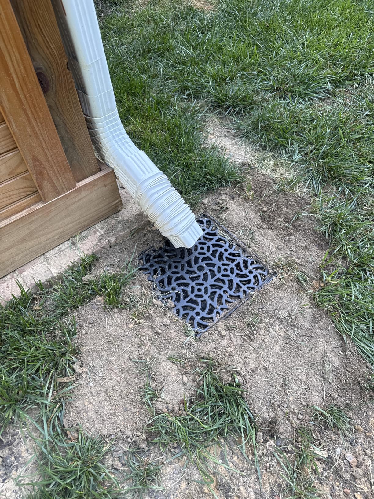 NAACOO Gutter Downspout Extensions, Upgraded 12x12in Catch Basin Low Profile Downspout Extender customer photo 1