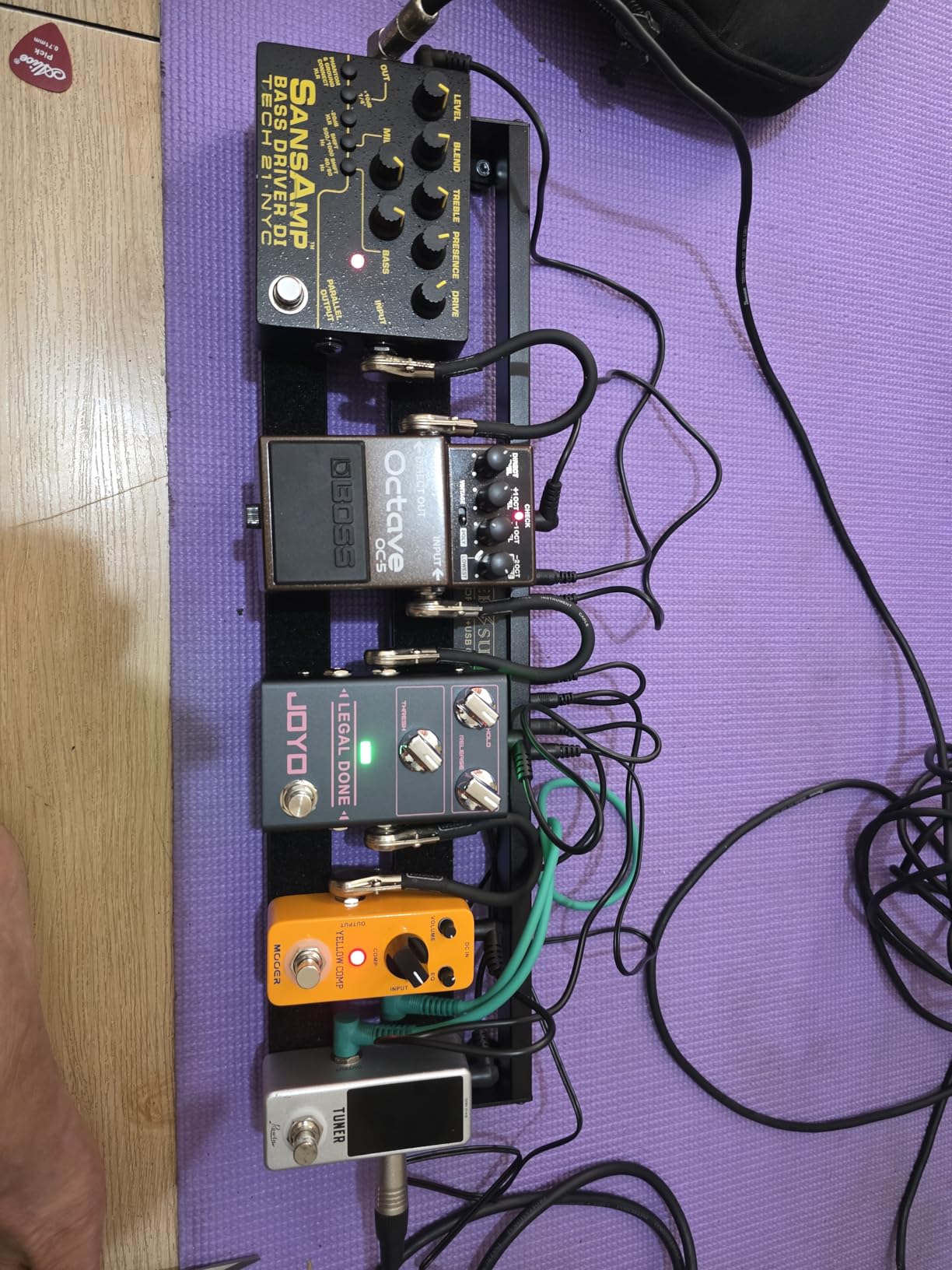 MOOER Compressor Pedal, Yellow Comp Mini Portable Compression with True Bypass, EQ and Volume Adjustable, Classic Optical Compressor Pedals for Electric Guitar Bass customer photo 1