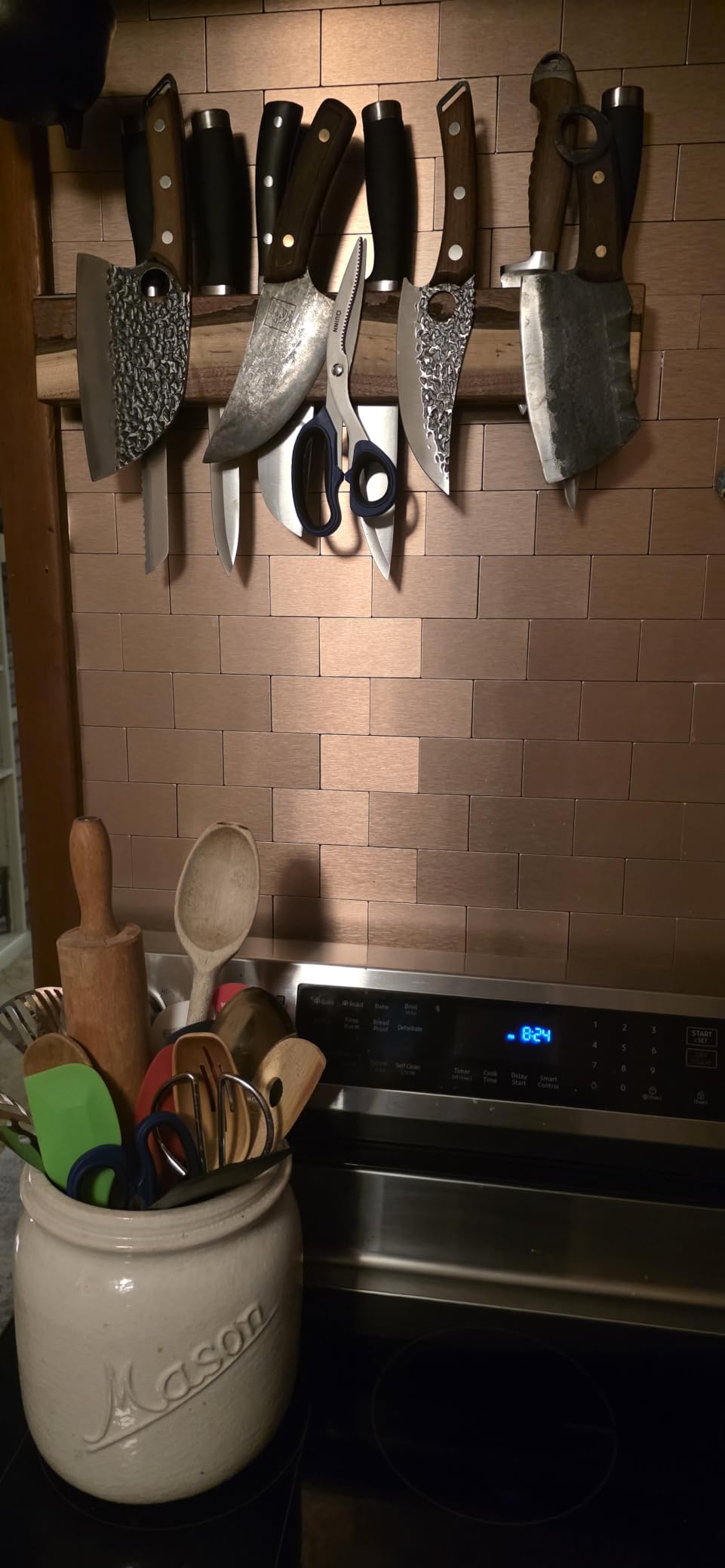 DICOFUN 10-Sheet Polished White Thick PVC Peel and Stick Backsplash, Ceramic Look Subway Tile White Kitchen Backsplash Peel and Stick Wall Tiles customer photo 2