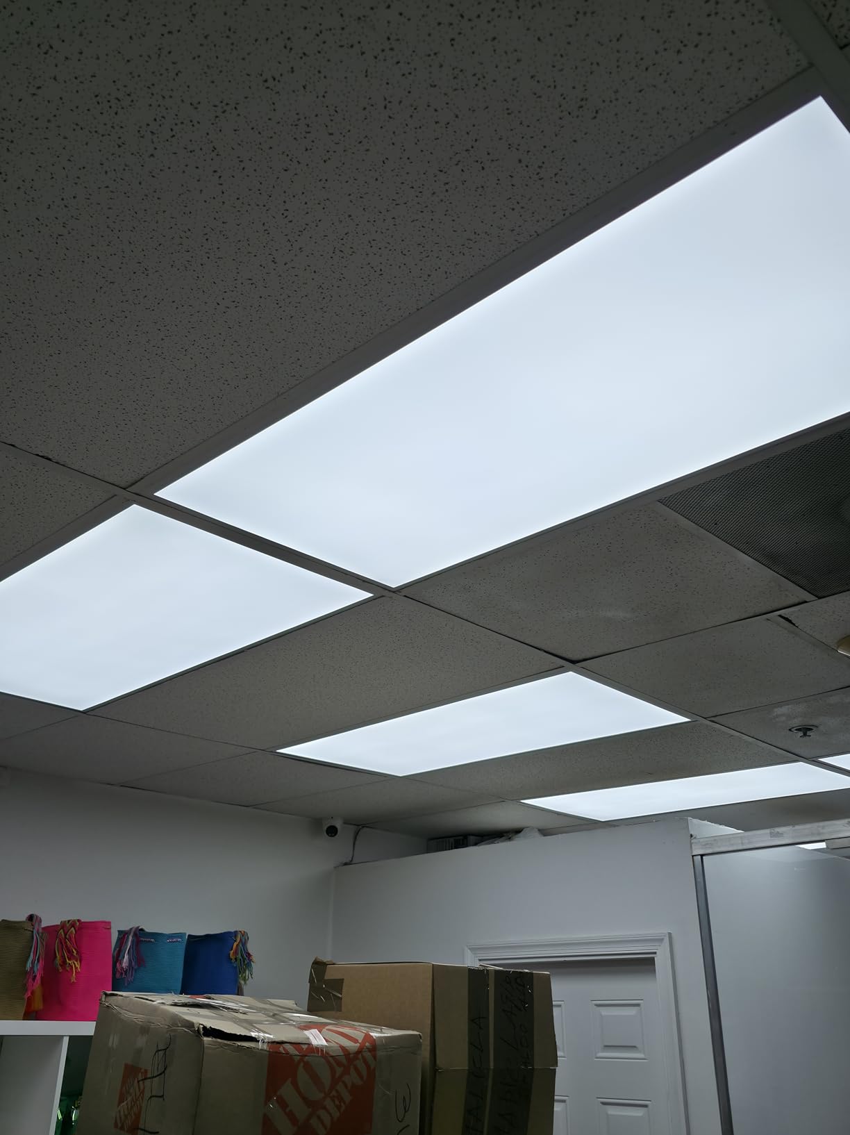 hykolity 2x4 LED Flat Panel Light, Selectable, Dimmable, Drop Ceiling, 6 Pack | 40W/50W/60W Selectable 3CCT 4000K/5000K/6500K 0-10V Dimmable Ultra Slim Recessed Lights for Office Classroom Hospital Garage customer photo 1