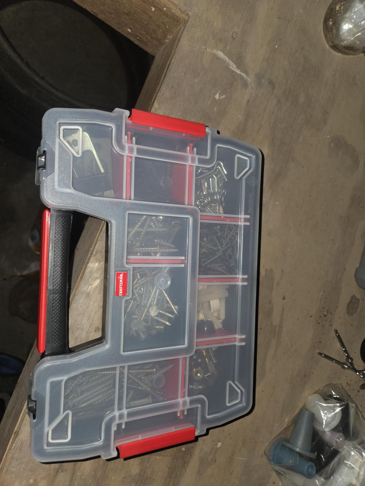 CRAFTSMAN Storage Organizer, Small Parts Organizer, 3-Packs with 10-Compartments, Lid Includes Secure Latch (CMST60964M) customer photo 2