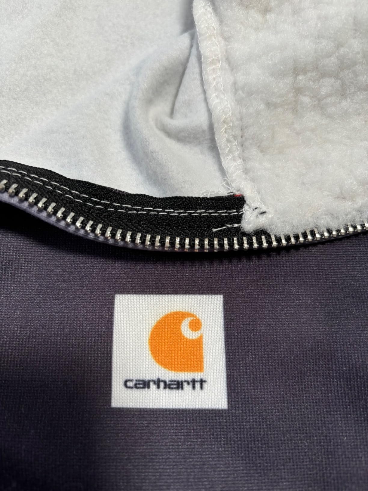 Carhartt Men's Marquette 1/4-Zip Mock-Neck Sweatshirt customer photo 2