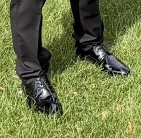Mens Dress Shoes Wingtip Formal Oxford Shoes for Business Wedding customer photo 2