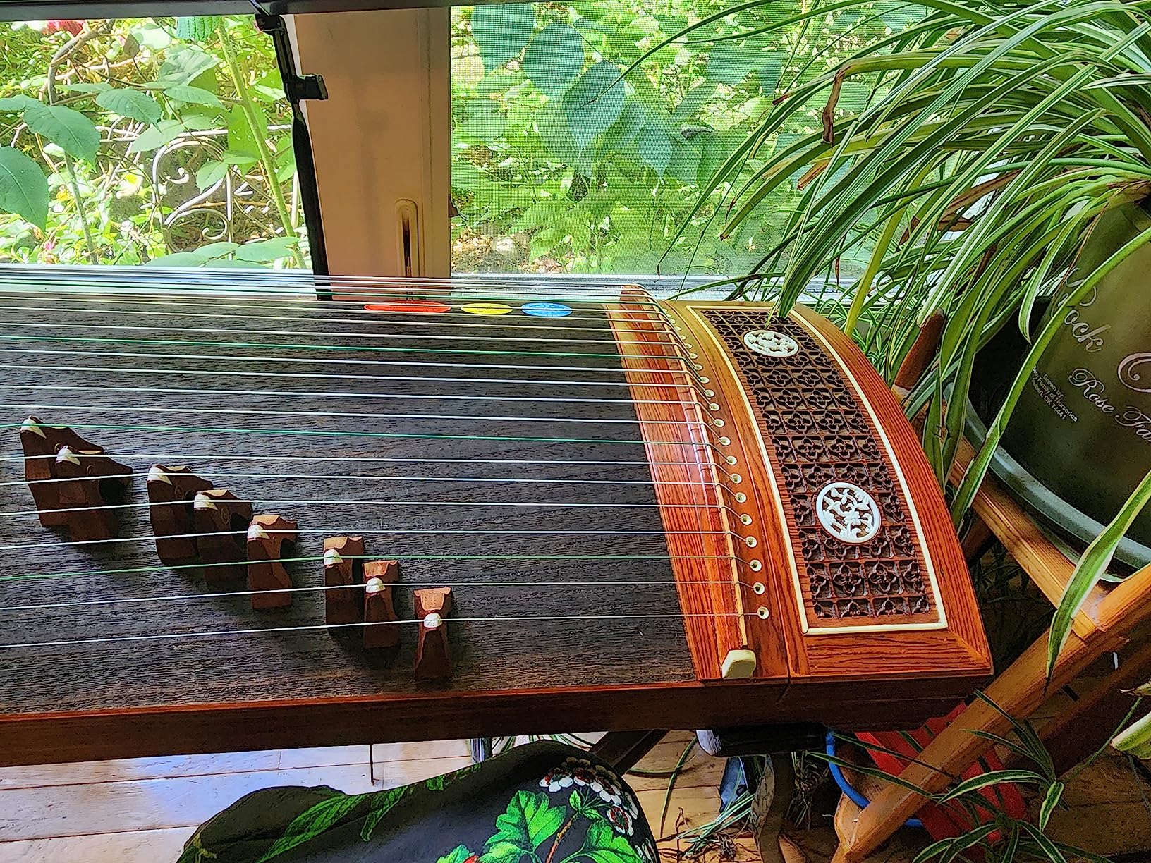 LANDTOM Professional Paulownia Guzheng (163cm) for Adults/Beginner/Intermediate customer photo 2