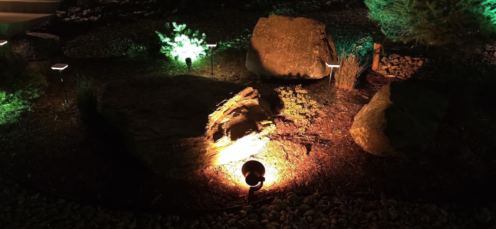 LEONLITE 6-Pack 5CCT Low Voltage LED Pathway Lights, Saucer Head | 12-24V AC/DC, IP65, Landscape Path Lights, for Walkway Yard Garden, 1800/2700/3000/4000/5000K, Oil Rubbed Bronze, Aluminum customer photo 2