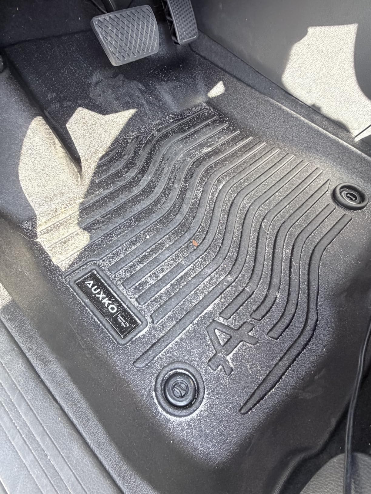 Auxko All Weather Floor Mats Fits for Honda CR-V 2023 2024 2025 2026 (Include Hybrid) TPE Rubber Liners Accessory for Honda CRV 2023 2024 2025 2026 Odorless Anti-Slip Mats Black customer photo 1