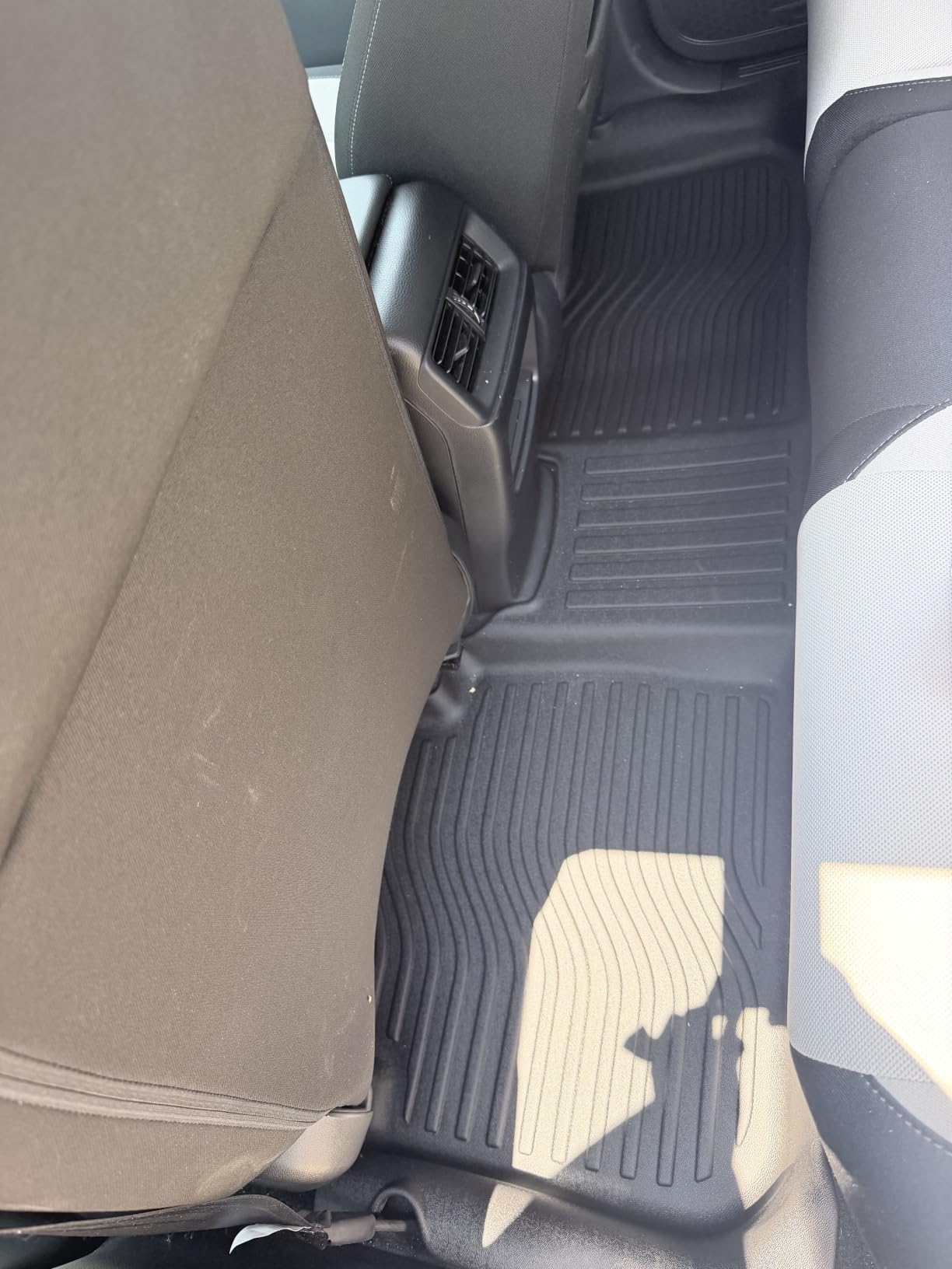 Auxko All Weather Floor Mats Fits for Honda CR-V 2023 2024 2025 2026 (Include Hybrid) TPE Rubber Liners Accessory for Honda CRV 2023 2024 2025 2026 Odorless Anti-Slip Mats Black customer photo 2
