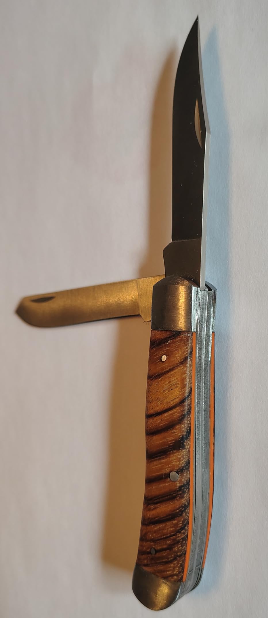 EZSMITH Knife Making Kit - Lineman Trapper - DIY Folding Slipjoint Knife - (Parts Kit) - (No Handles) - (Gift Boxed) - (USA Design) - (by KnifeKits) customer photo 1