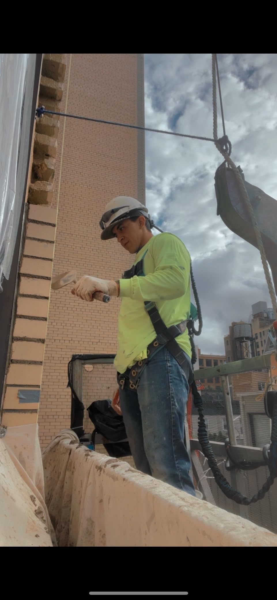 Construction Harness 5 Point Adjustment, Back D-Ring, Grommet Legs, Multiple Styles I OSHA ANSI Compliant customer photo 1