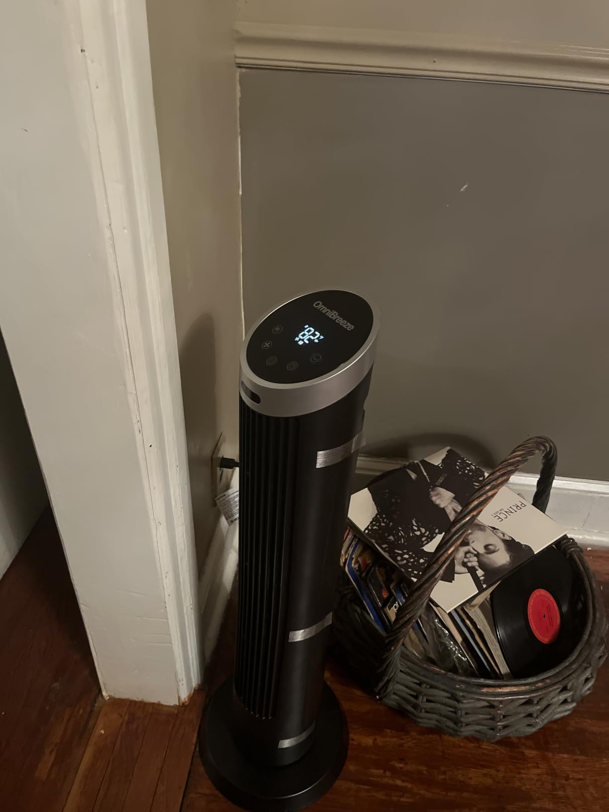 OmniBreeze Digital Electric Tower Fan, with Remote Control, LED Display, Standing Bladeless Floor Fans Cooling and Quite Indoor Living Room Bedroom use (36 Inch) customer photo 1