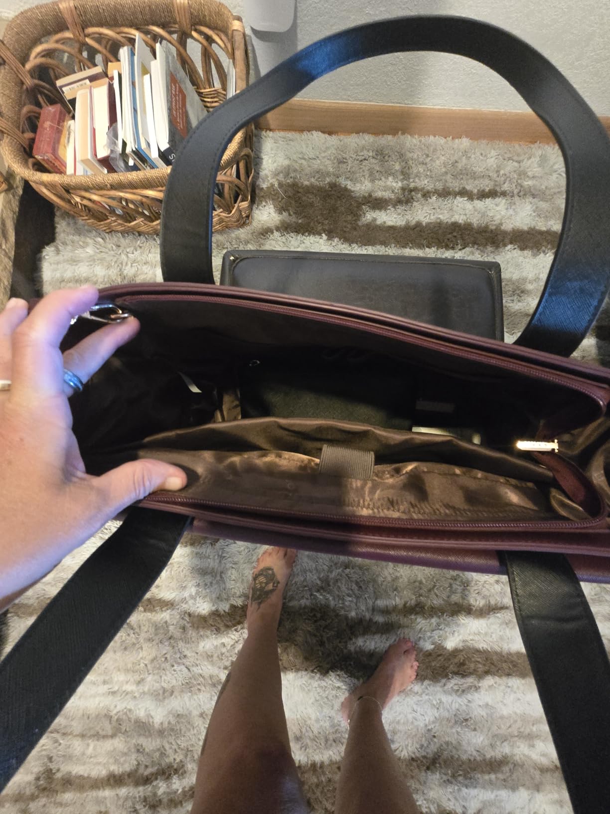 LOVEVOOK Laptop Bag for Women 15.6 Inch Tote Work Professional Leather Computer Briefcase Waterproof Handbag Shoulder Large Capacity Business Teacher Office Crossbody Purse customer photo 2