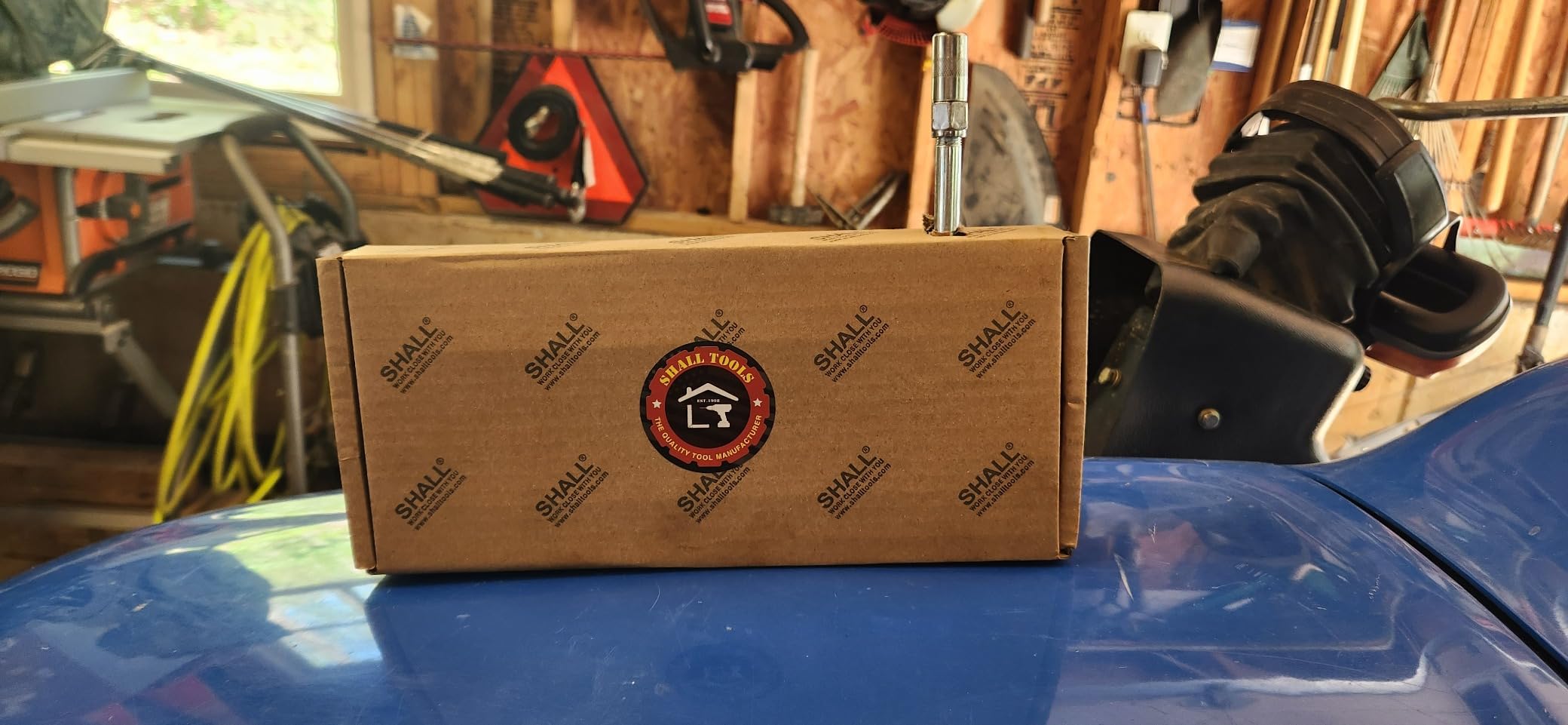 SHALL Mini Grease Gun Kit (3.52OZ, 3000PSI) with Accessories: 2x 4-Jaw Couplers, Sharp Nozzle, Extension Adapter, 3OZ Grease, Reinforced Glove & Cleaner customer photo 1