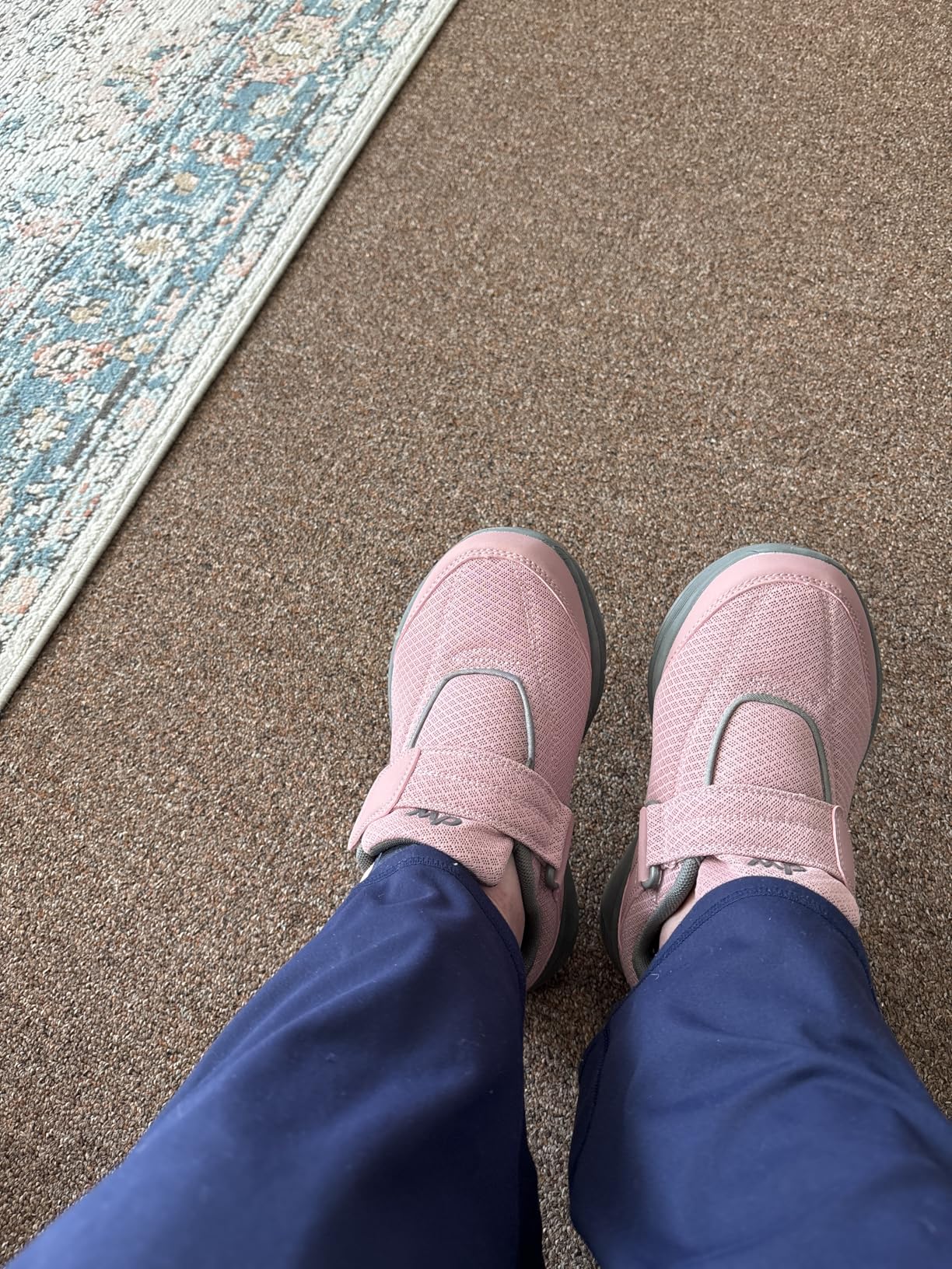 Diabetic Wide Shoes for Men & Women - Adjustable Strap, Extra Depth, Wide Toe Box for Sensitive, Diabetic Feet, Comfortable Walking Shoes for All-Day Use customer photo 1