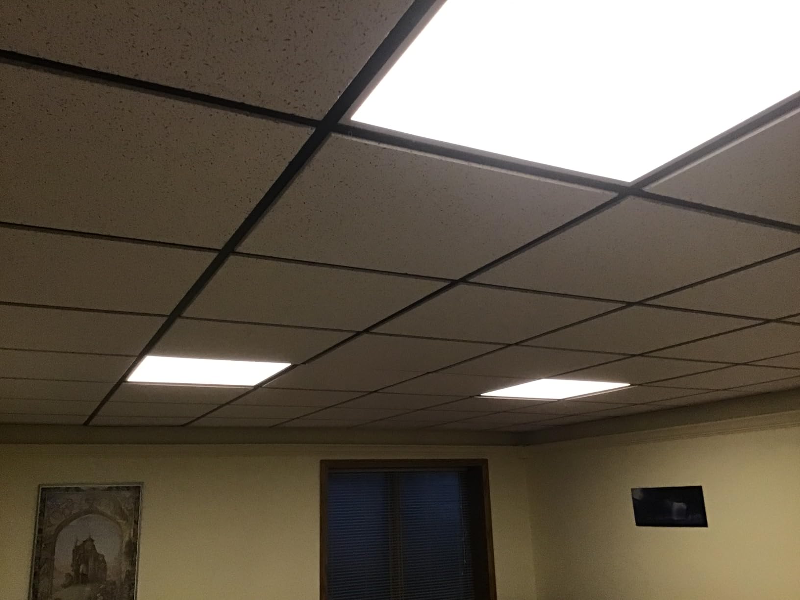 Allsmartlife 2x2 LED Flat Panel Light 6-Pack, Dimmable, 5CCT Options (3000K-6000K), 24W/30W/40W, Back-Lit 2x2FT LED Troffer Light Drop Ceiling for Commercial Office, ETL customer photo 1