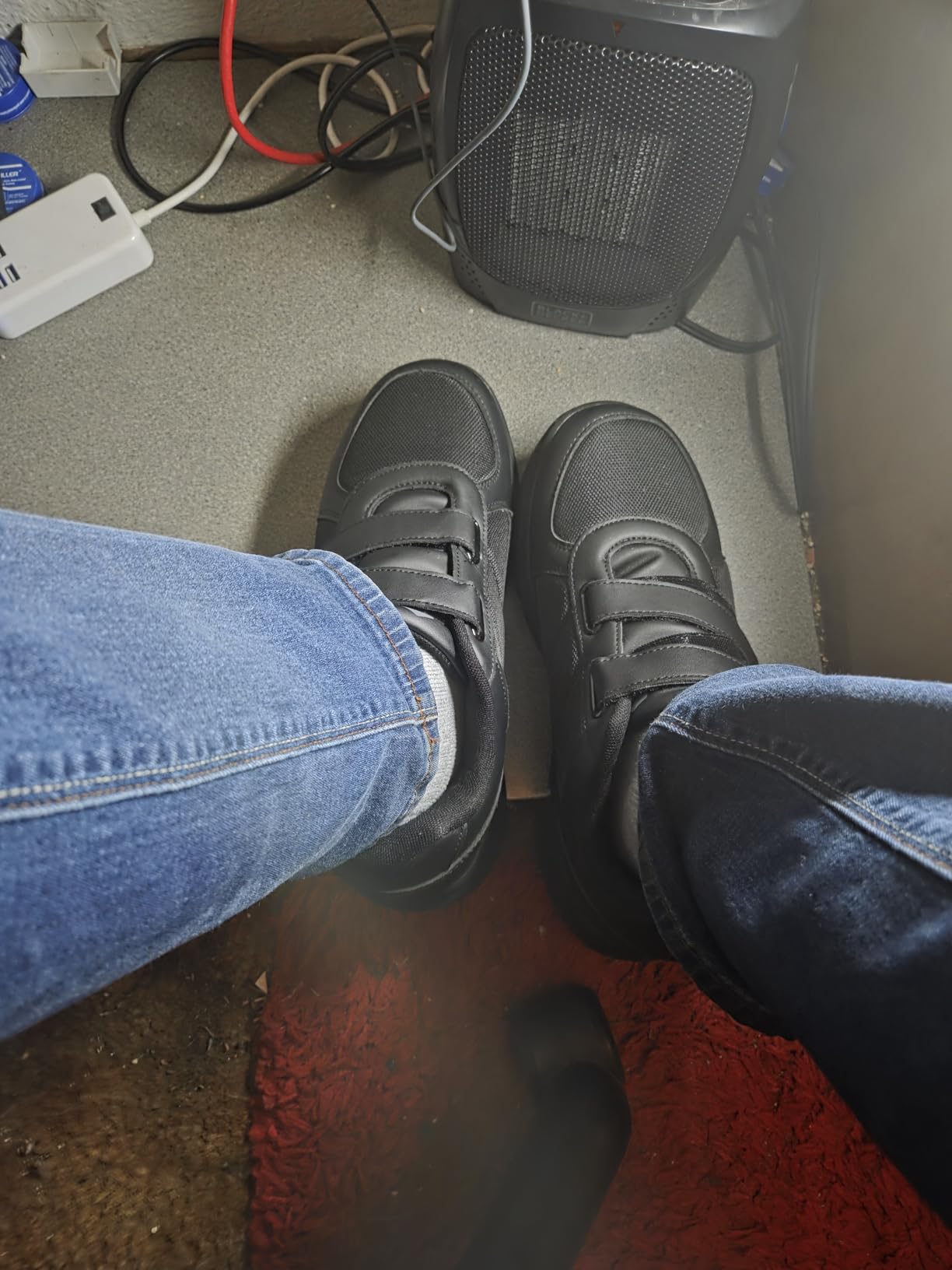 Diabetic Shoes for Men Extra Wide Width, Mens Diabetic Shoes for Neuropathy, Swollen Feet, Pain Relief with Adjustable Straps customer photo 1