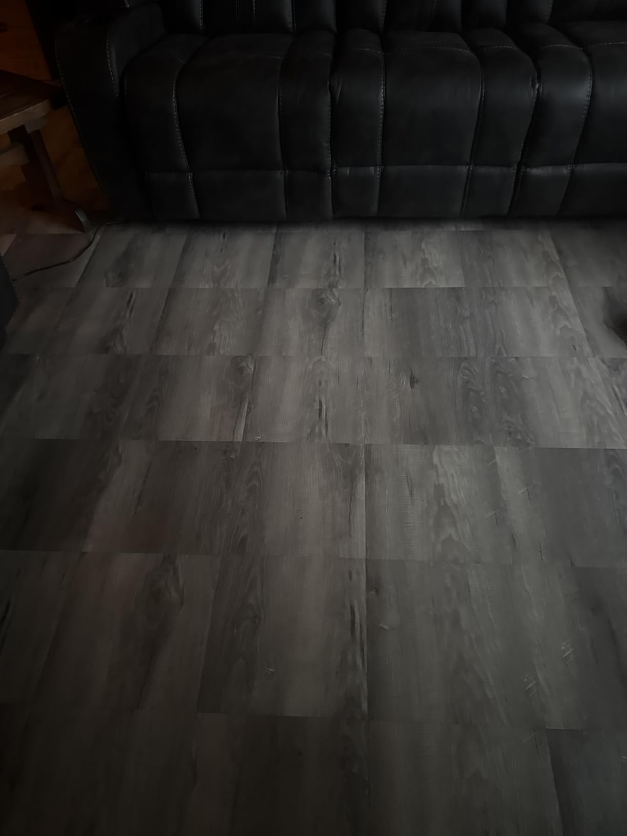 Art3d Peel and Stick Vinyl Floor Tiles 30-Pack 12 x 12 inch, Self Adhesive Waterproof Flooring Wood Planks for Kitchen, Dining Room, Bedrooms, Cover 30 Sq. Ft, Taupe Ash customer photo 1