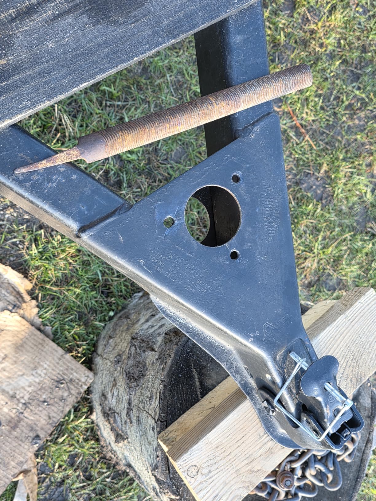 VEVOR 5000 lbs A-Frame Trailer Jack, 15