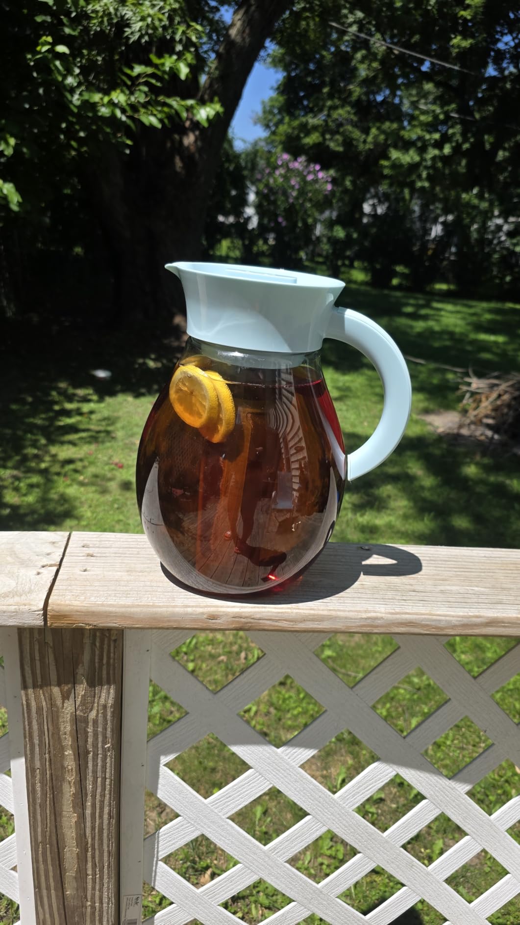 Primula The Big Iced Tea Maker and Infuser, Plastic Beverage Pitcher with Leak Proof, Airtight Lid, Fine Mesh Reusable Filter, Made without BPA, Dishwasher Safe, Black customer photo 1