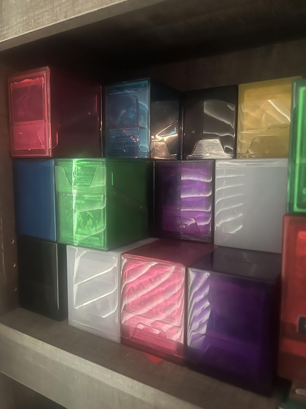 Gamegenic Bastion 100+ XL Deck Box - Compact, Secure, and Perfectly Organized for Your Trading Cards! Safely Protects 100+ Double-Sleeved Cards, Blue Color customer photo 1