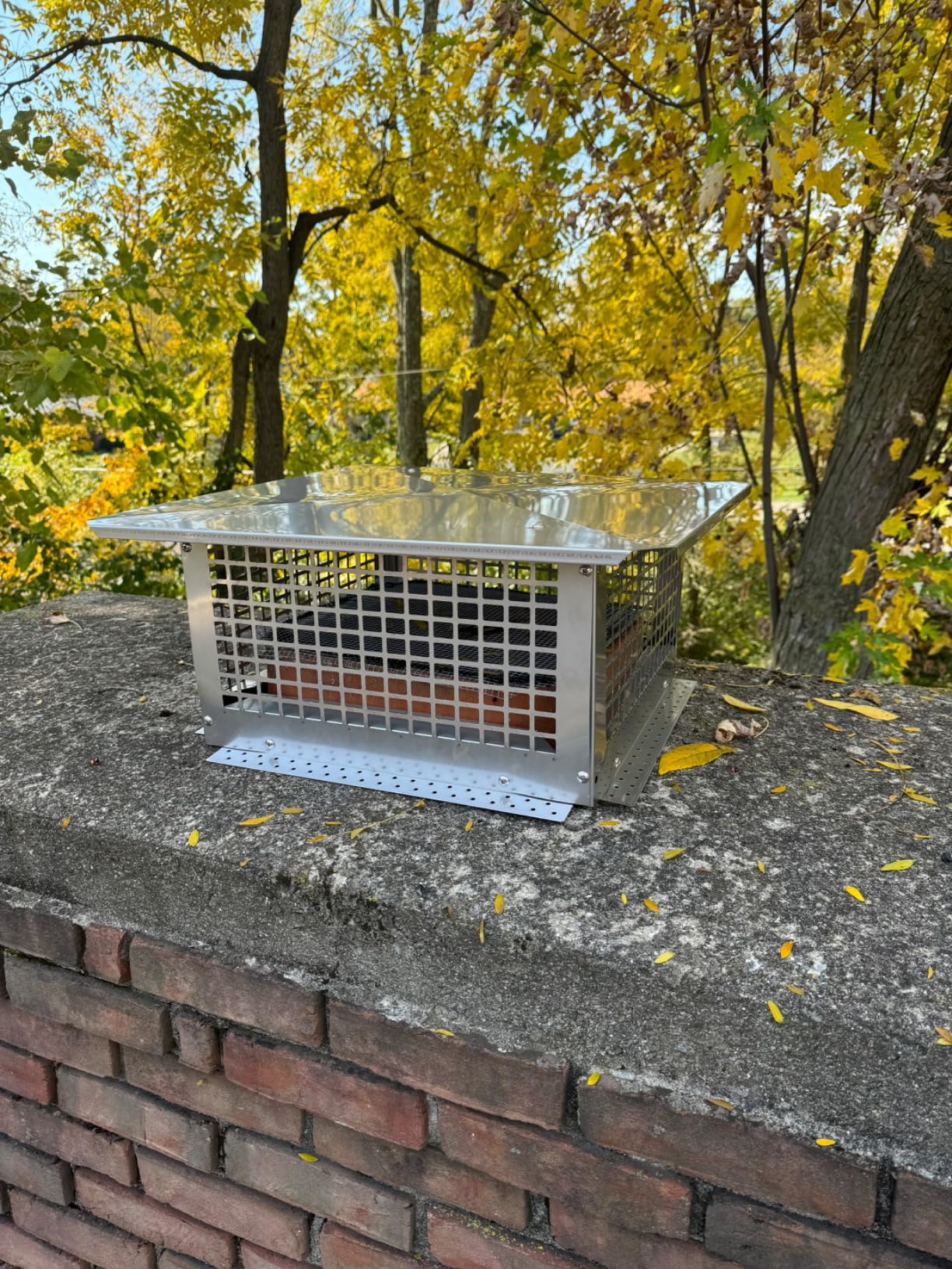 VEVOR 6 inch Chimney Cap - All-Weather Stainless Steel with Reinforced Hardware, Easy Installation Vent Cover for Outdoor Protection customer photo 1