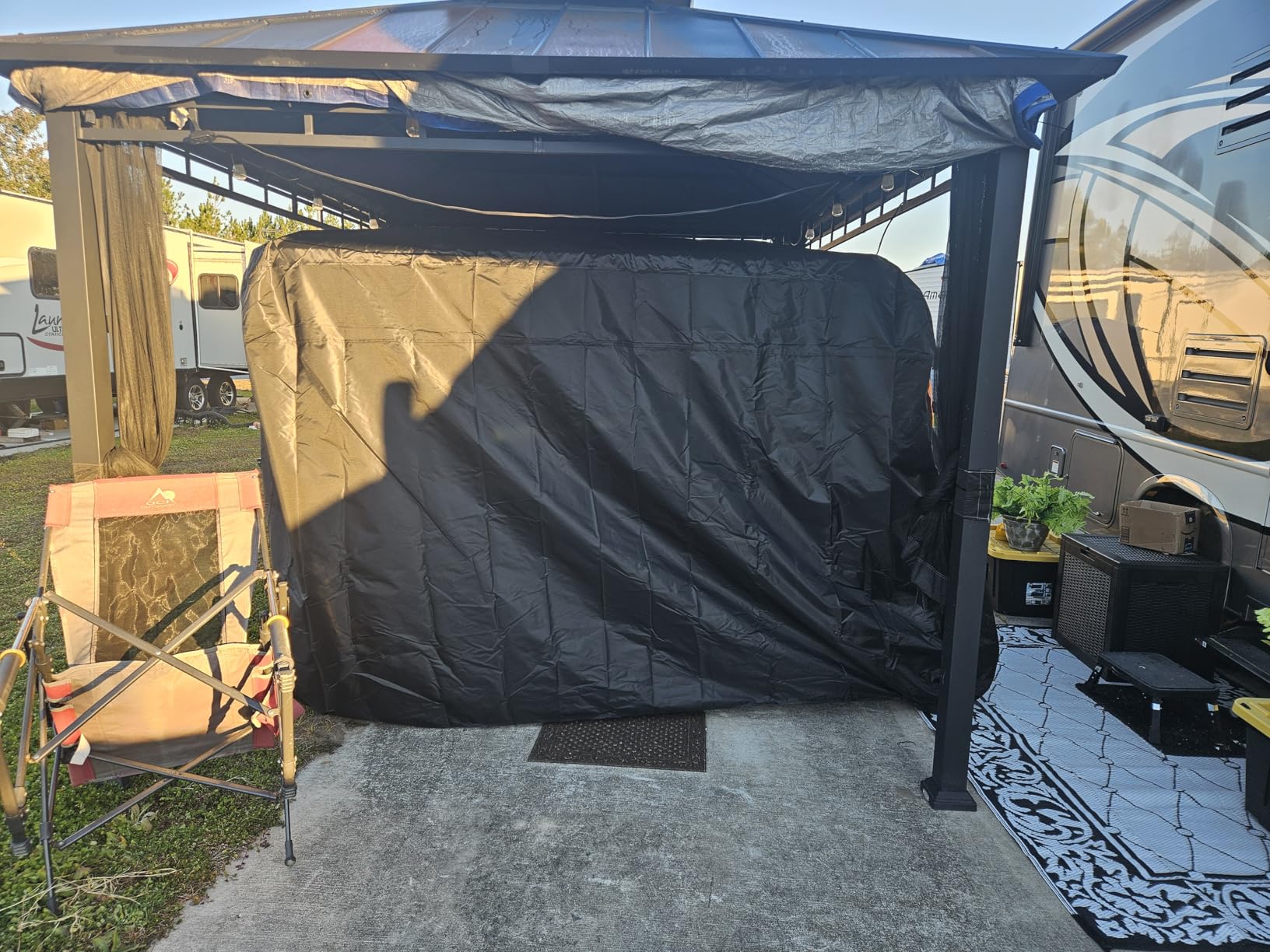 Golf Cart Cover 2/4/6 Passenger Extended Roof Waterproof Outdoor customer photo 2